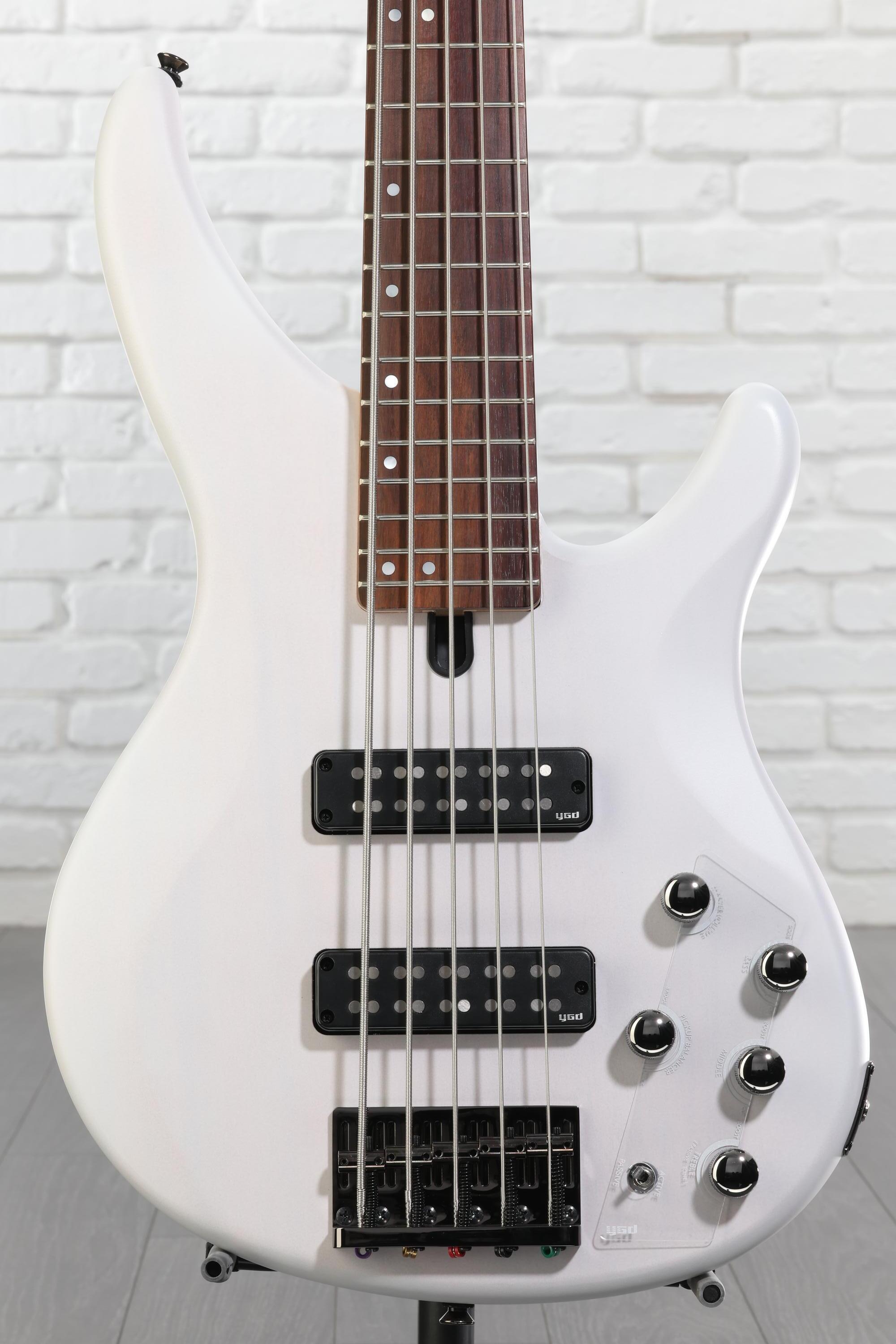 Yamaha TRBX505 5-string Bass Guitar - Translucent White | Sweetwater