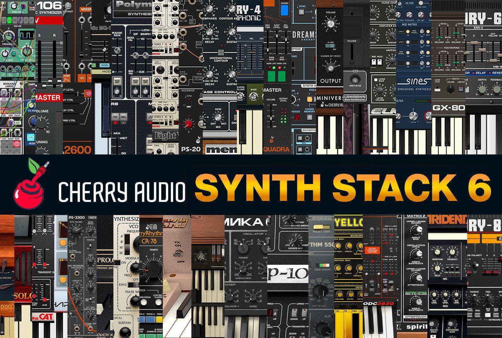 Photo of Cherry Audio Synth Stack 6 Software Instrument Bundle
