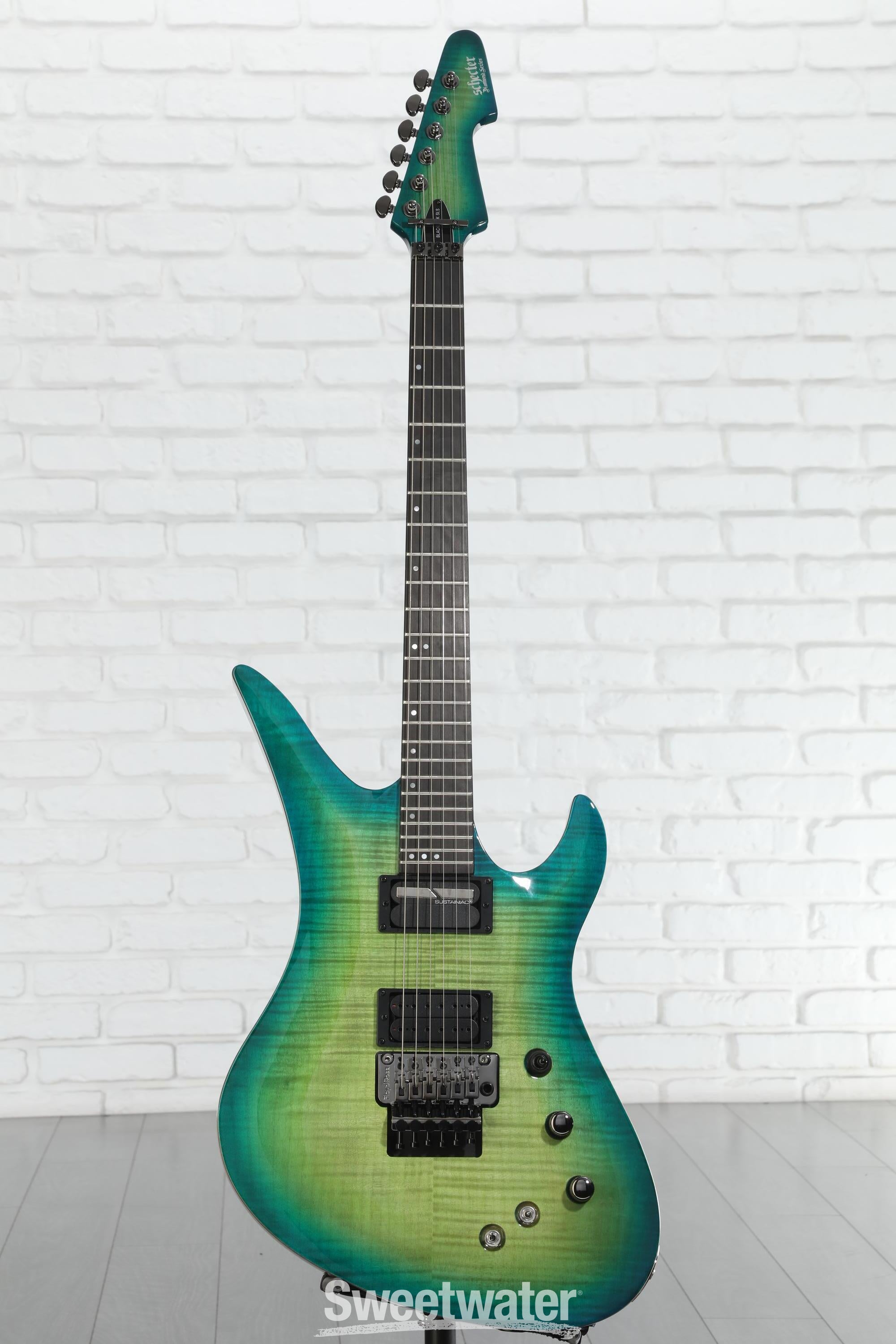 Schecter BlackJack SLS Avenger FR-S - Aquaburst - Sweetwater Exclusive