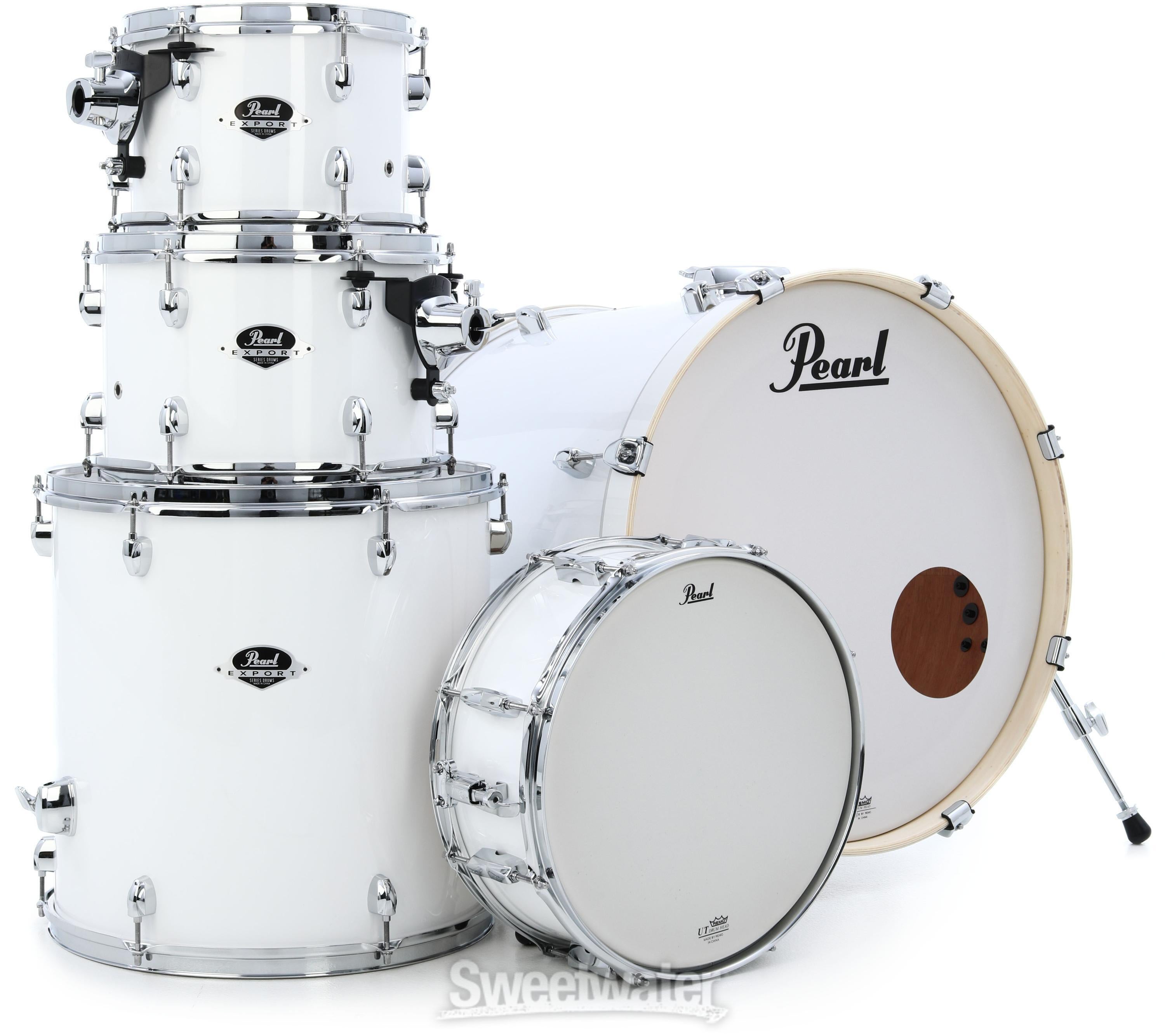 Pearl Export EXX725S/C 5-piece Drum Set with Hardware - Pure White