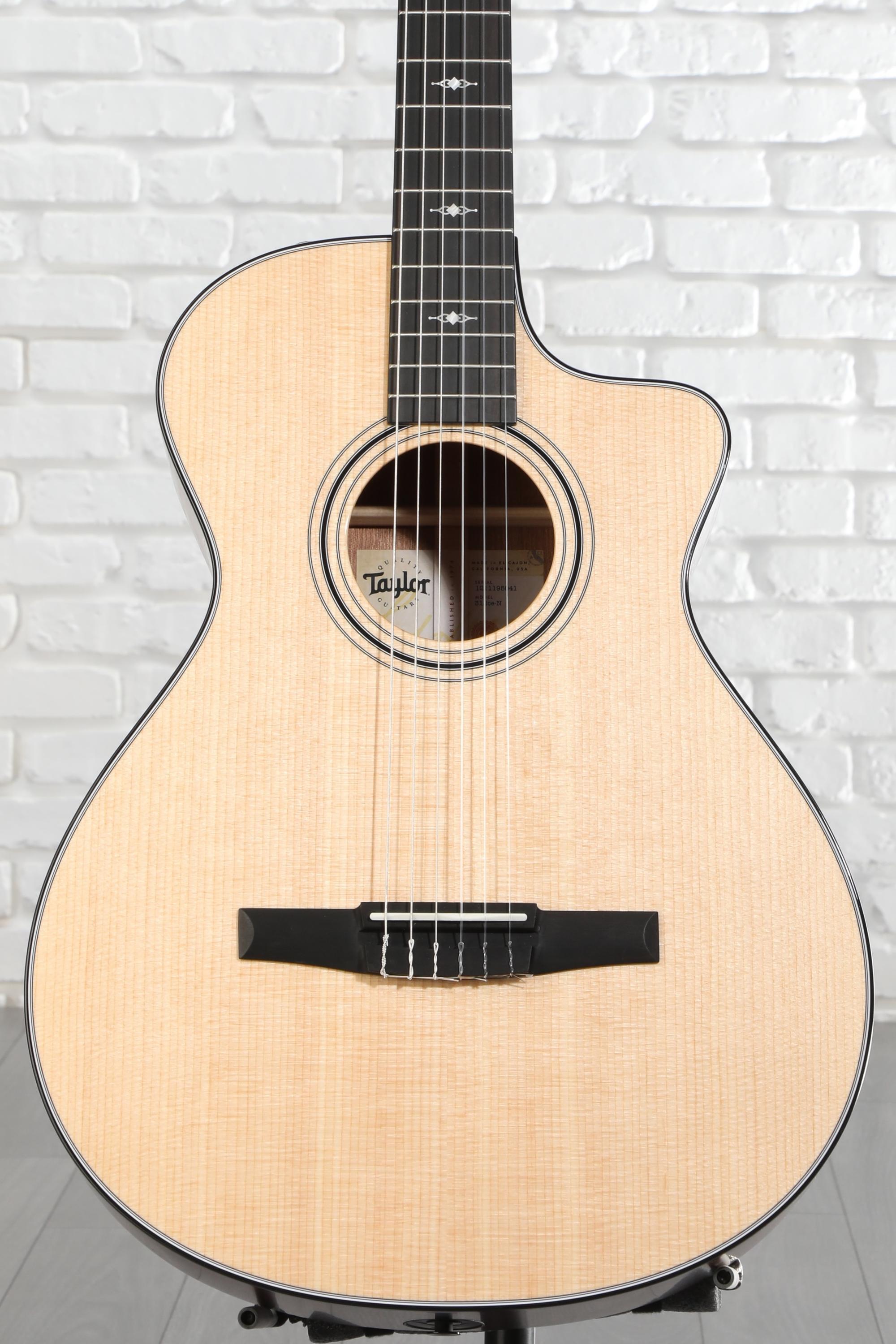 Taylor 312ce-N Nylon Acoustic-electric Guitar - Natural Sitka