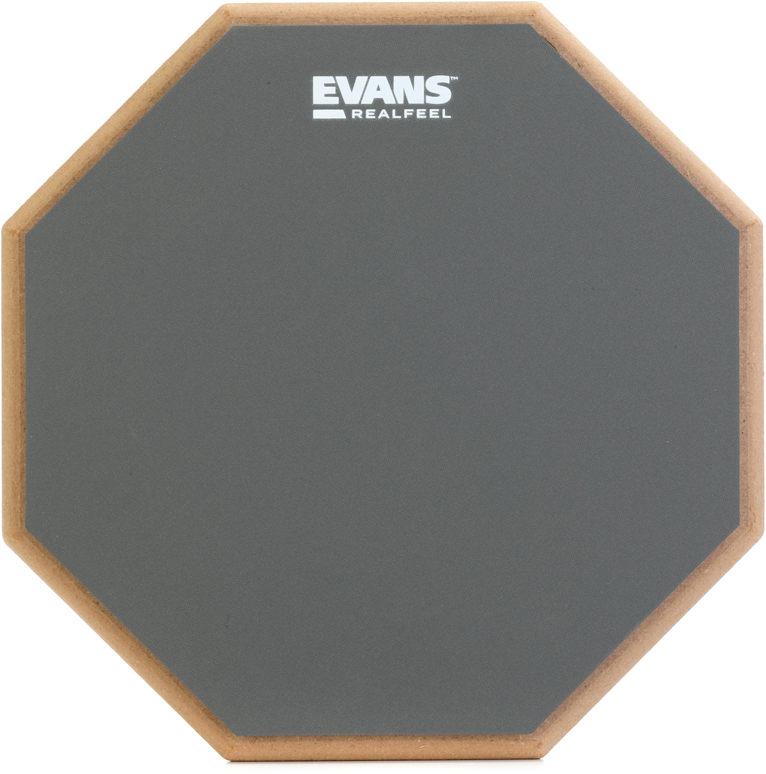 Evans RealFeel Single-sided Practice Drum Pad - 12-inch