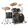 Photo of DW Collector's Series FinishPly Shell Pack - 5-pc - Silver Abalone