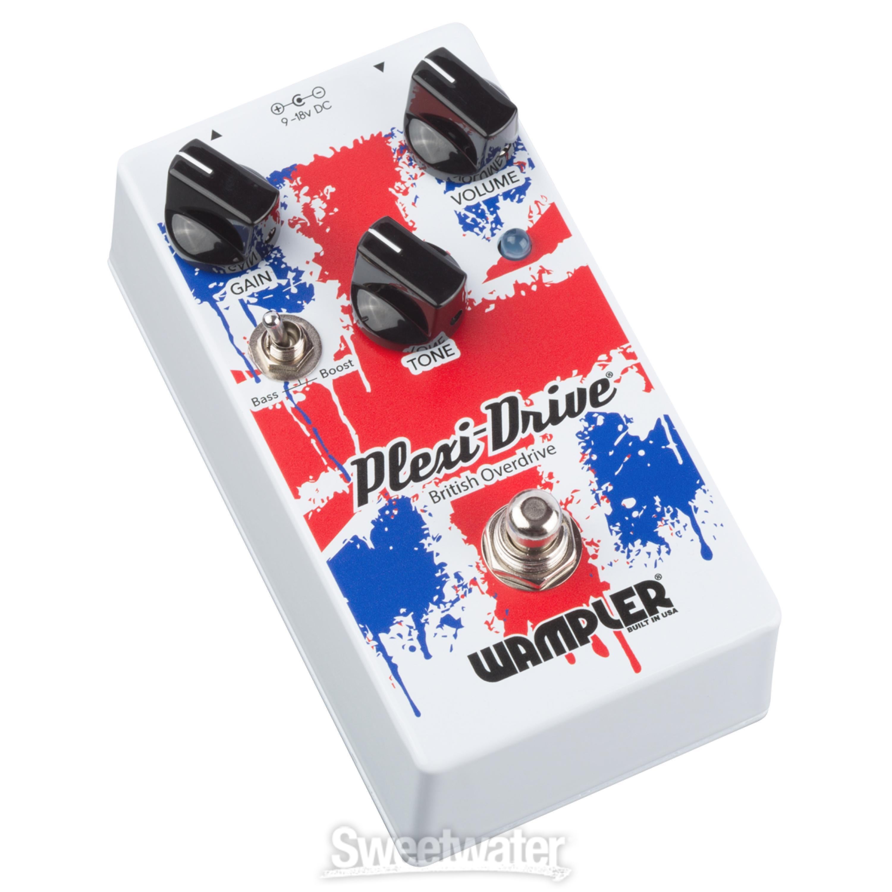 Wampler Plexi-Drive British Overdrive Pedal Reviews | Sweetwater