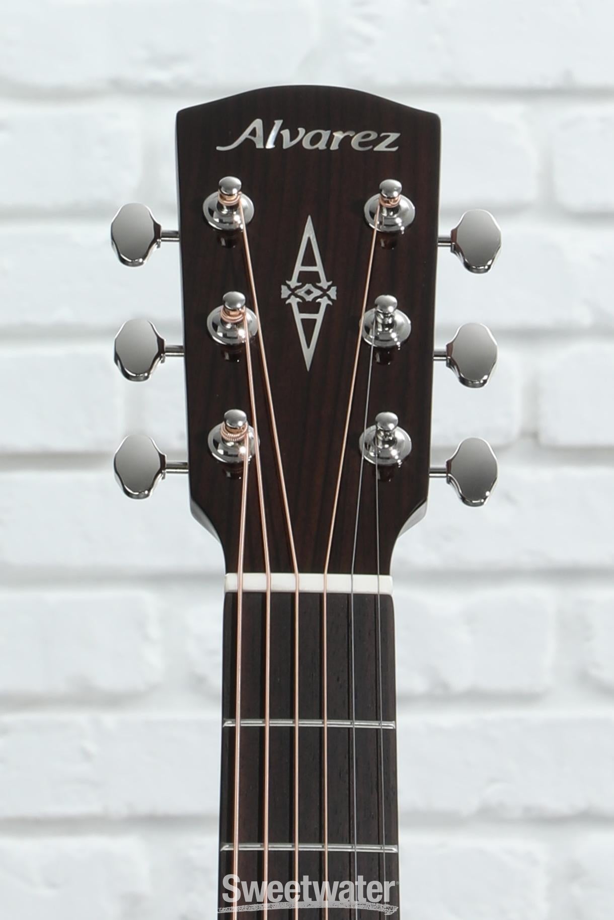 Alvarez MD60e Herringbone Masterworks Series Acoustic-electric Guitar - Natural
