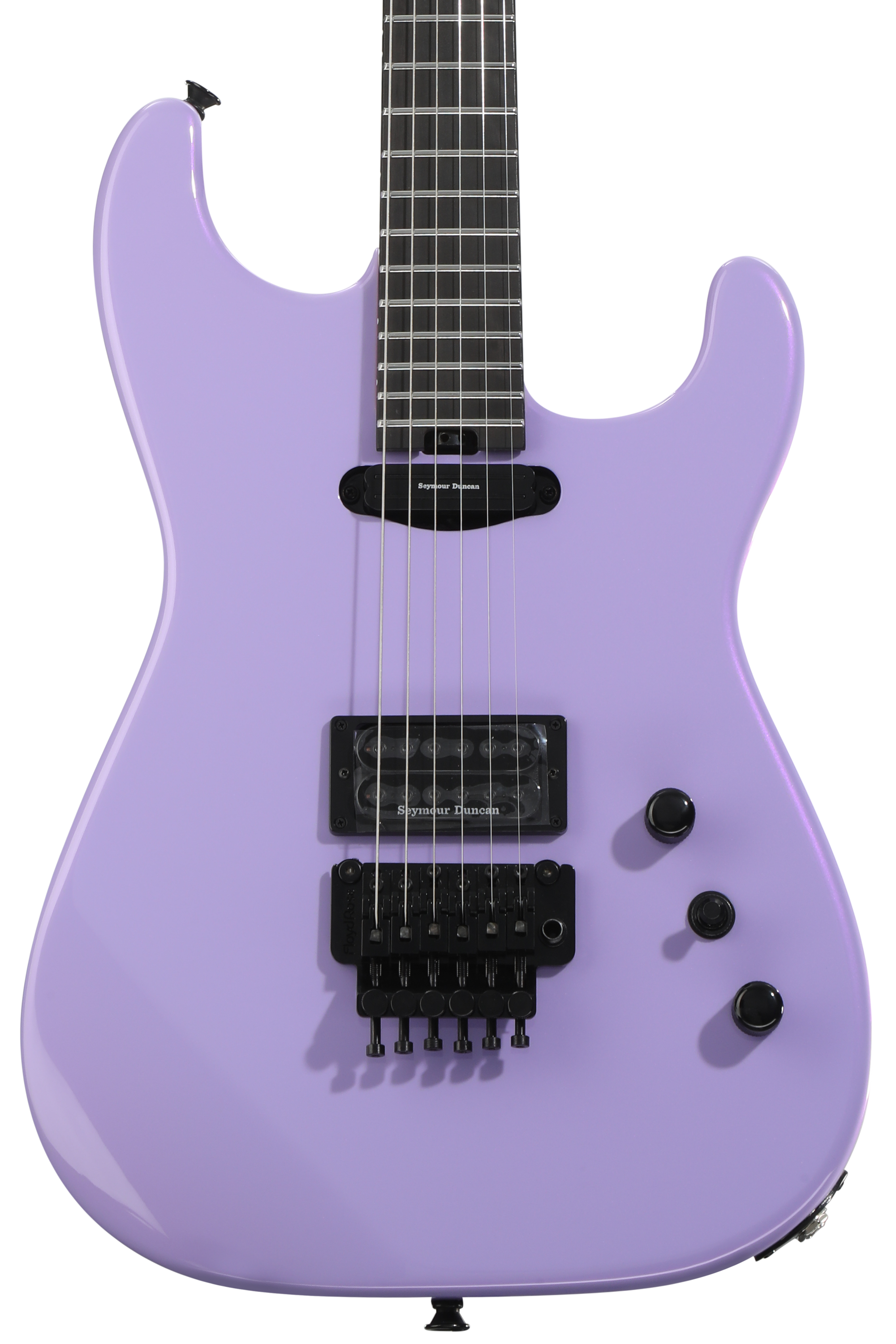 Charvel Custom Shop San Dimas HS FR - Lavender Ice, Ebony