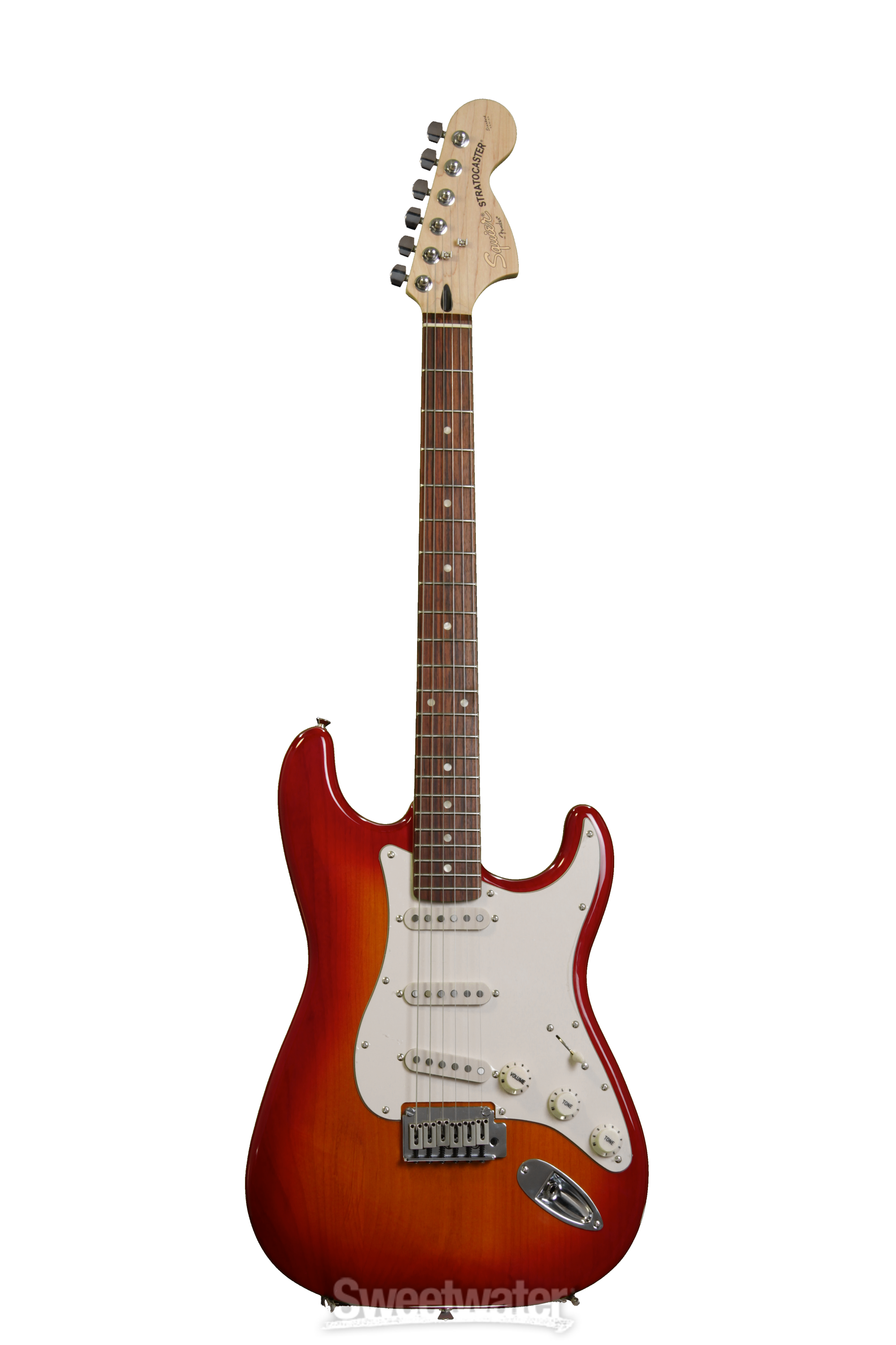 超激得新作Squier by Fender Standard Stratocaster　スクワイア　美品　インドネシア製　ラージヘッド フェンダー