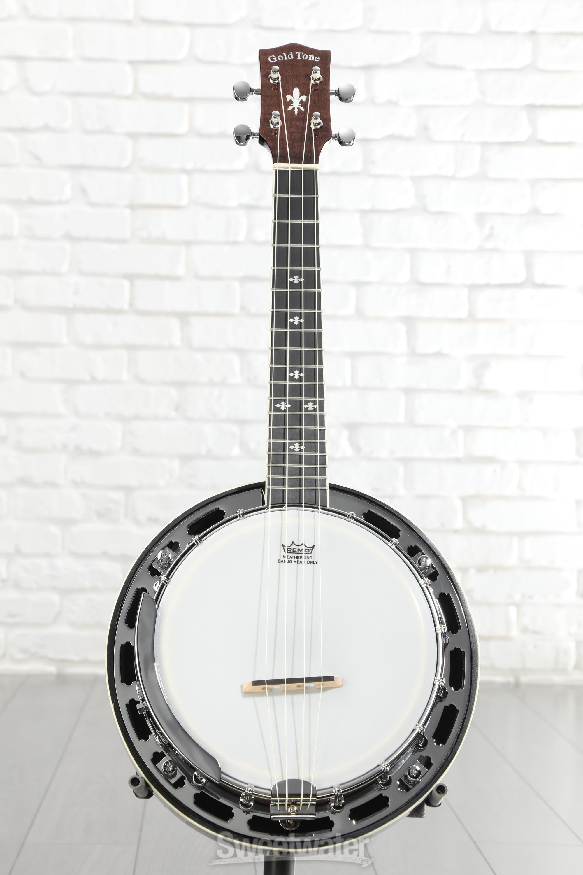 Gold Tone Mastertone Banjolele-DLX Concert-scale Resonator Banjo