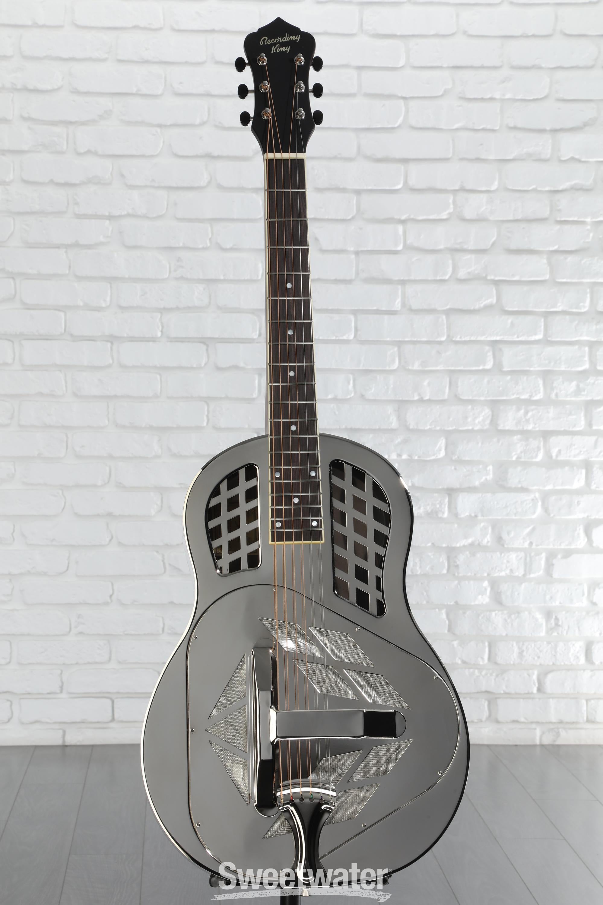 Recording King リゾネーター ラウンドネック Recording King Tricone Resonator Guitar - Roundneck | Sweetwater