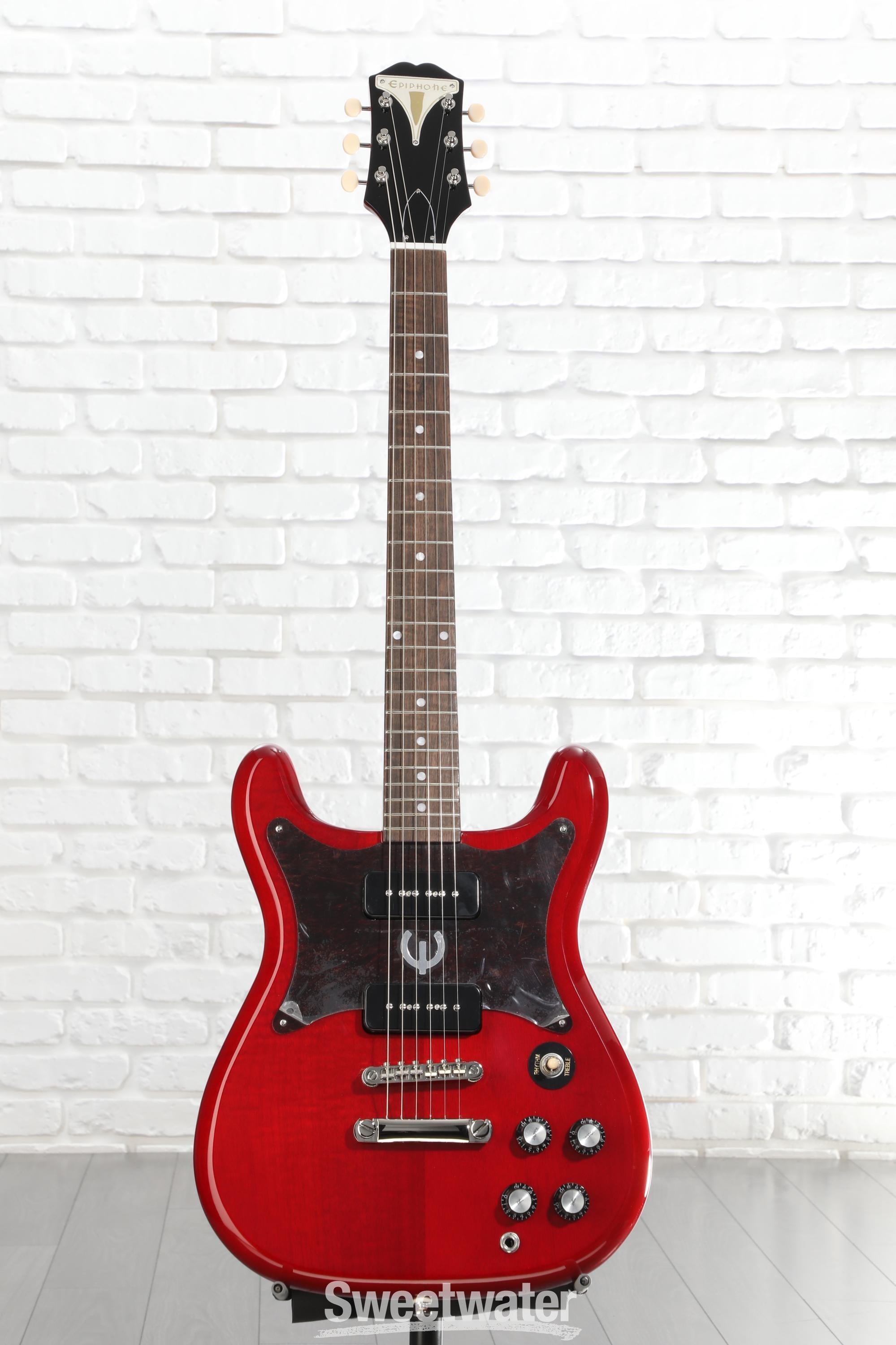 Epiphone Wilshire P-90s Electric Guitar - Cherry | Sweetwater