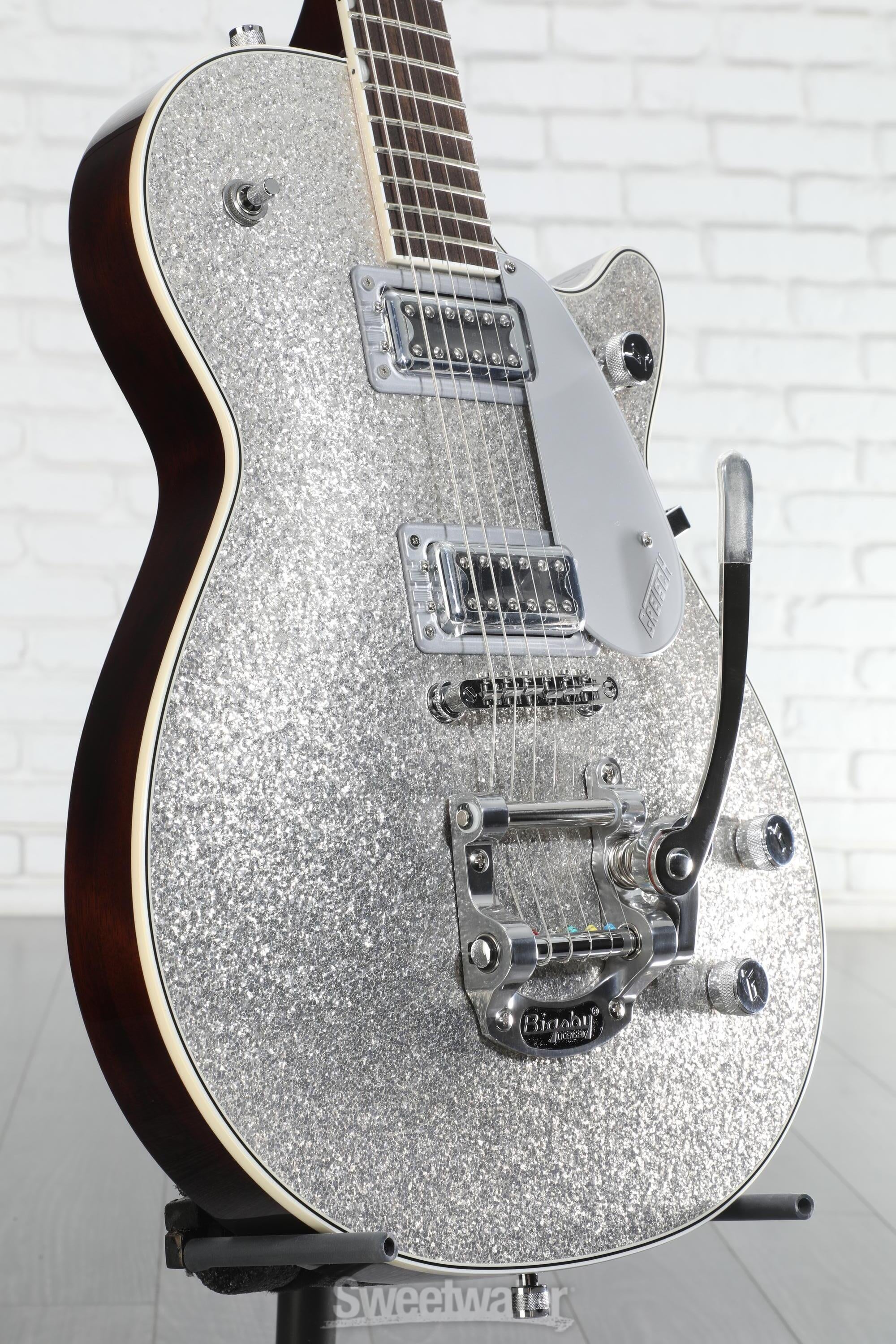 Gretsch Electromatic Jet Electric Guitar - Silver Sparkle | Sweetwater