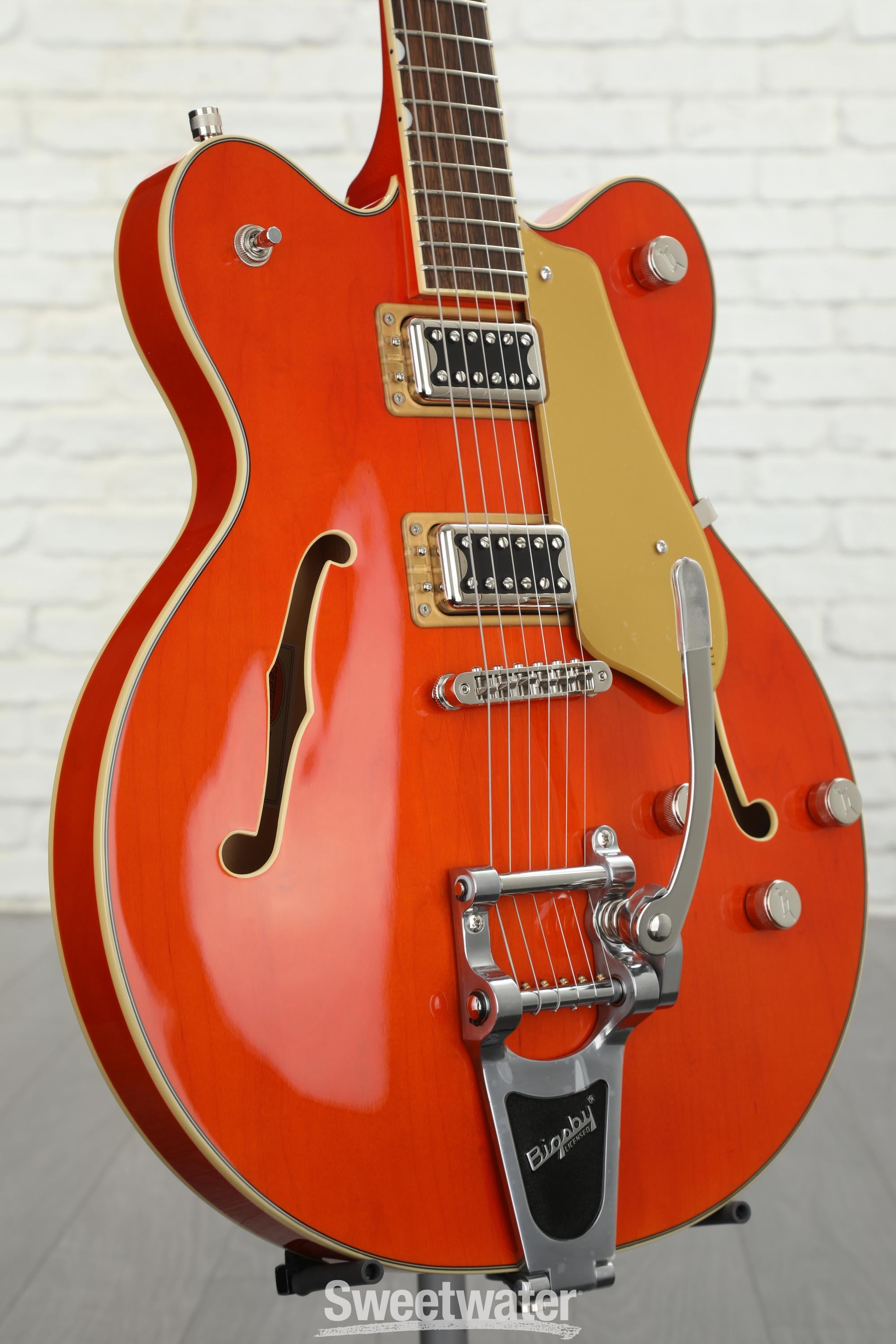 Gretsch G5622T Electromatic Center Block Double-Cut Electric Guitar - Orange  Stain | Sweetwater