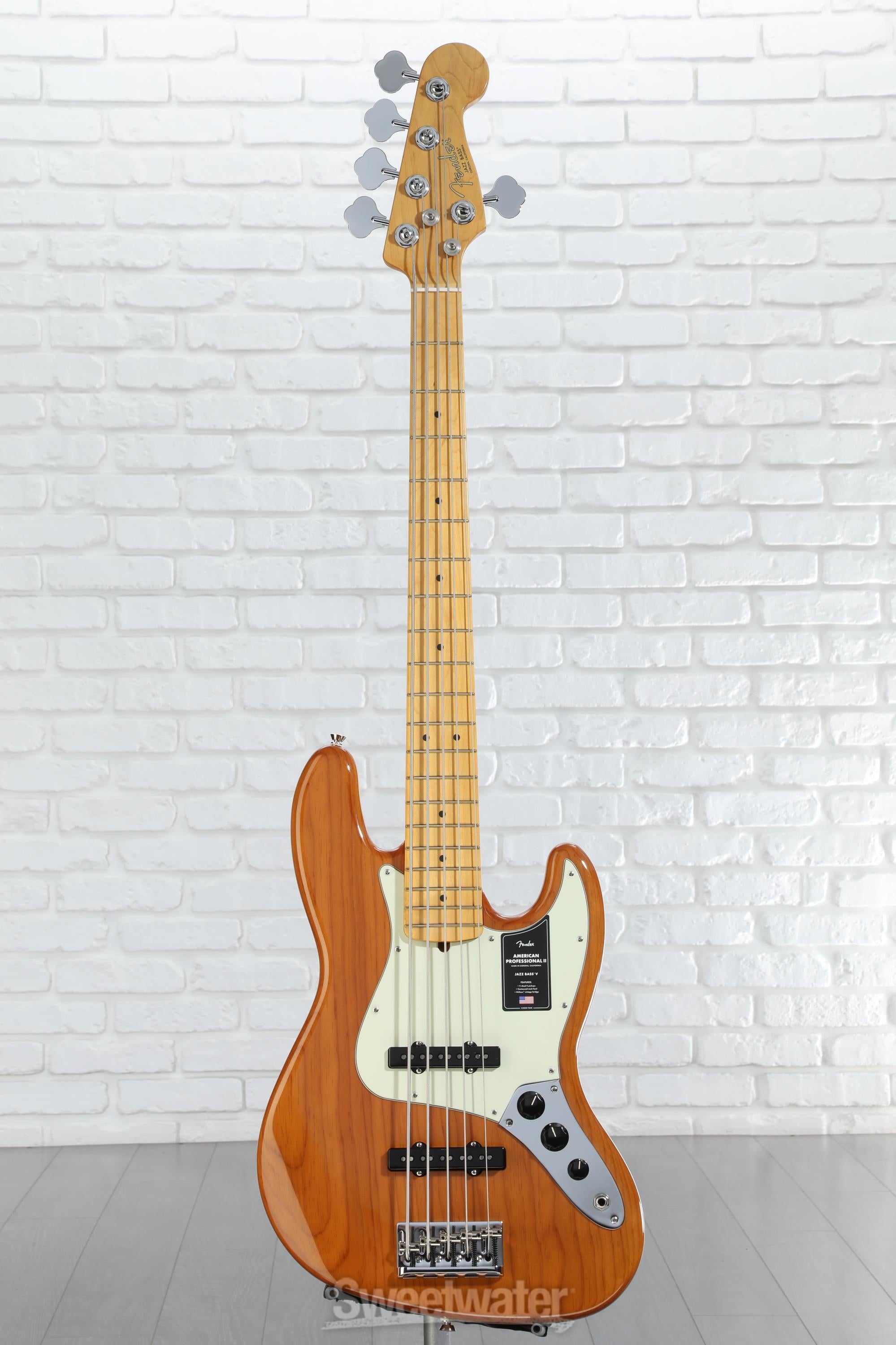 Fender American Professional II Jazz Bass V - Roasted Pine Fender American Professional II Jazz Bass V - Roasted Pine