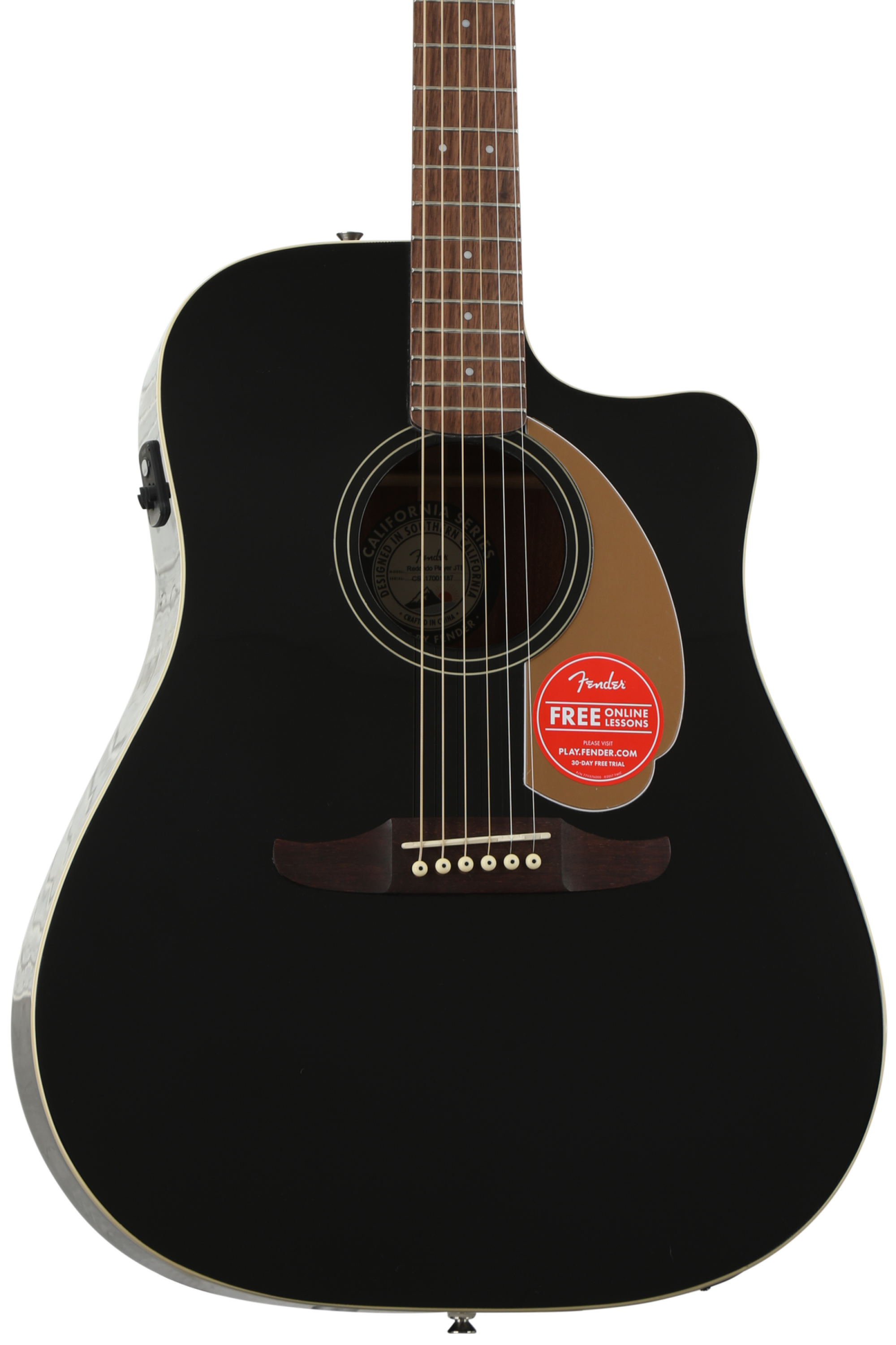 Fender Redondo Player Acoustic-electric Guitar - Jetty Black