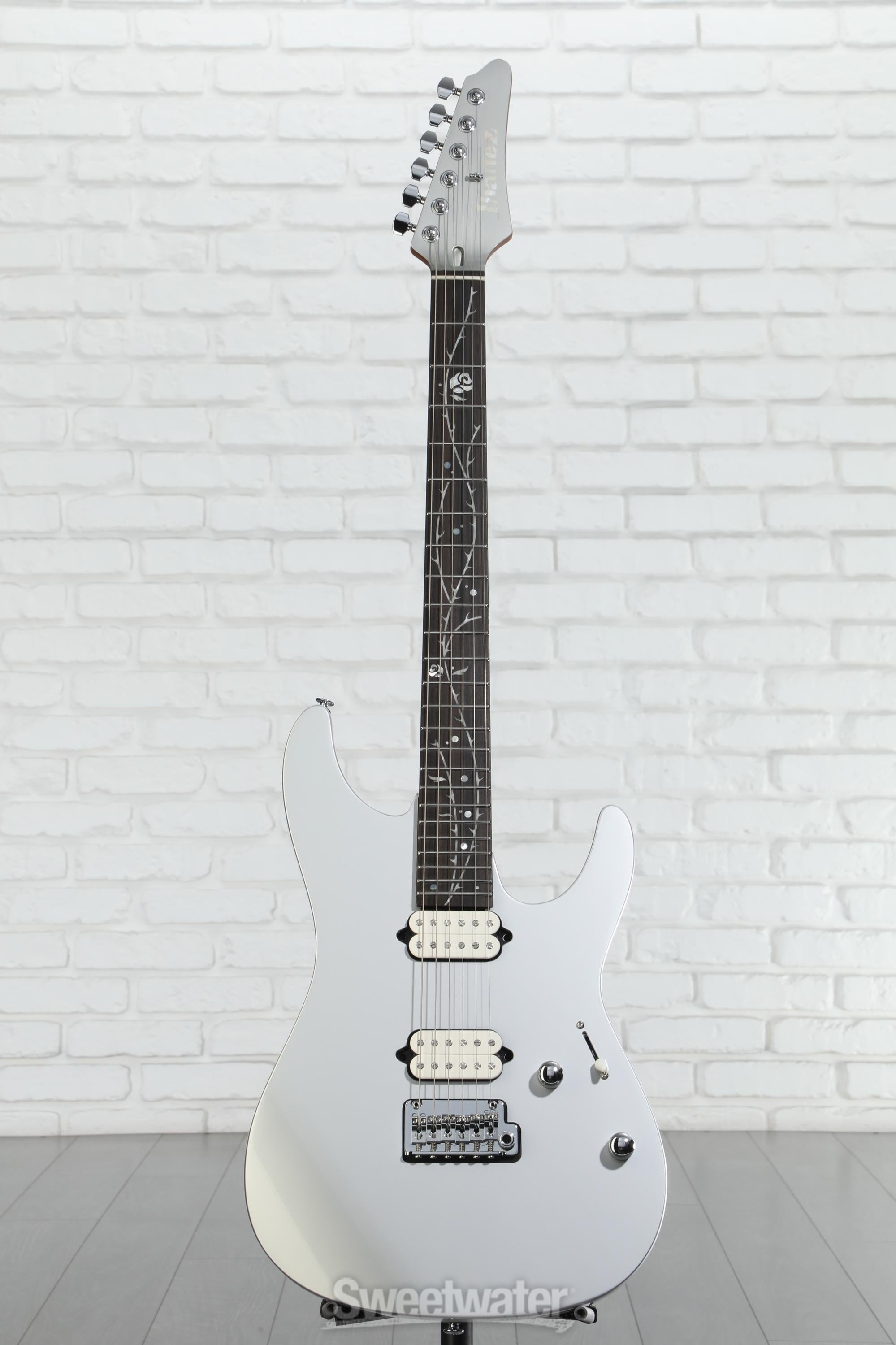 Ibanez TOD10 Tim Henson Signature Electric Guitar - Classic Silver