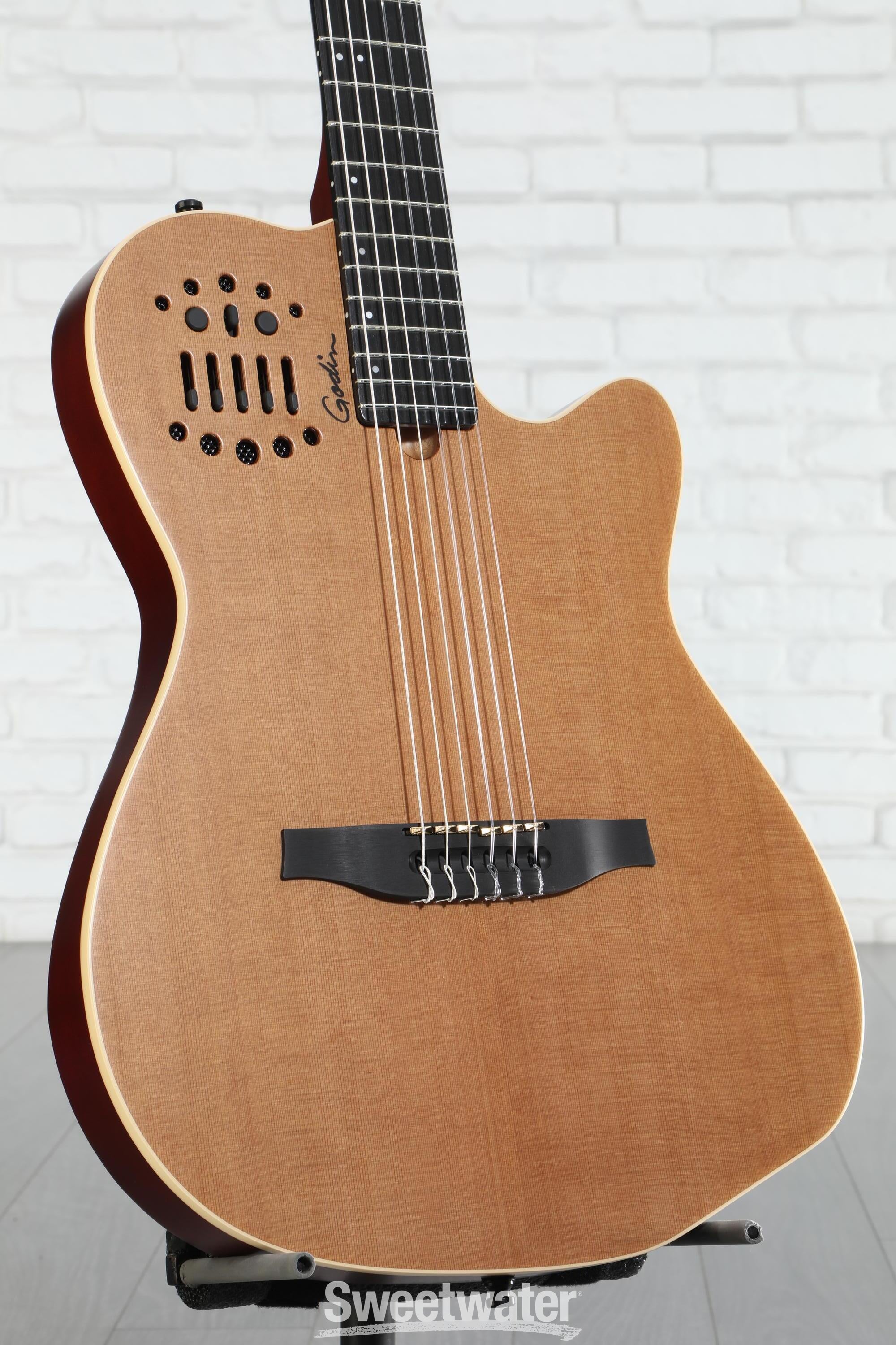 ギター Multiac Nylon ACS Slim SA Godin ACS-SA Slim, Nylon String Acoustic-Electric Guitar - Natural