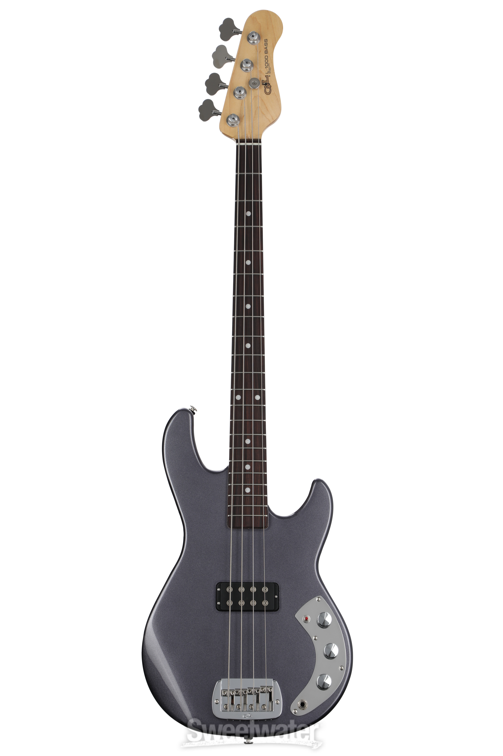 G&L CLF Research L-1000 Bass Guitar - Graphite Metallic