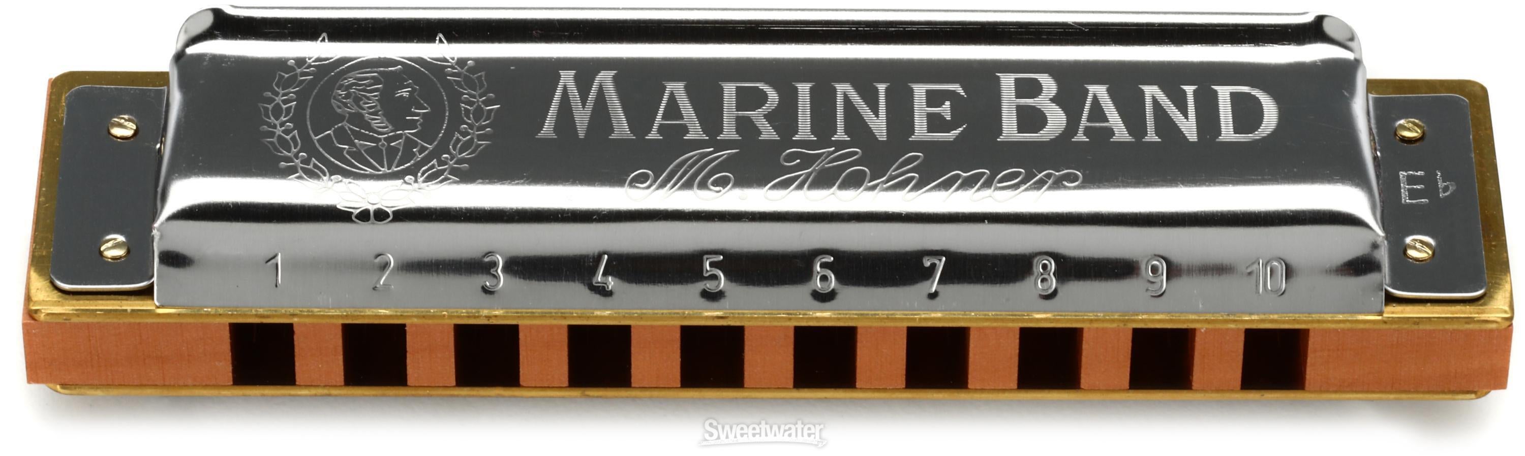 Hohner Marine Band 1896 Harmonica - Key of E Flat Reviews | Sweetwater