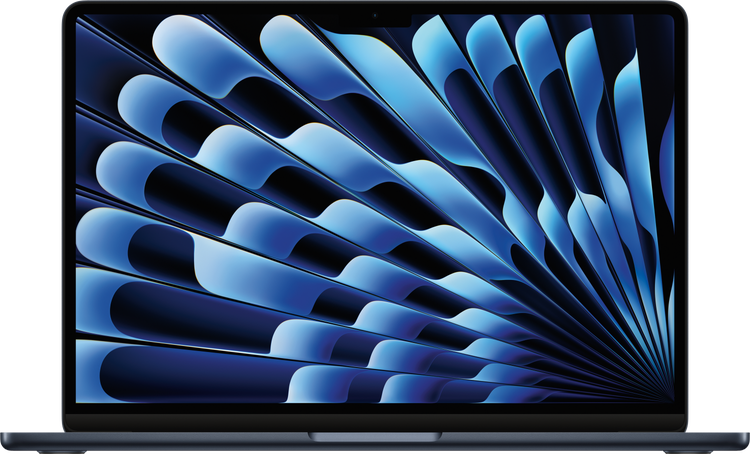 Apple 13-inch MacBook Air M3 with 8-core CPU and 10-core GPU, 512GB -  Midnight