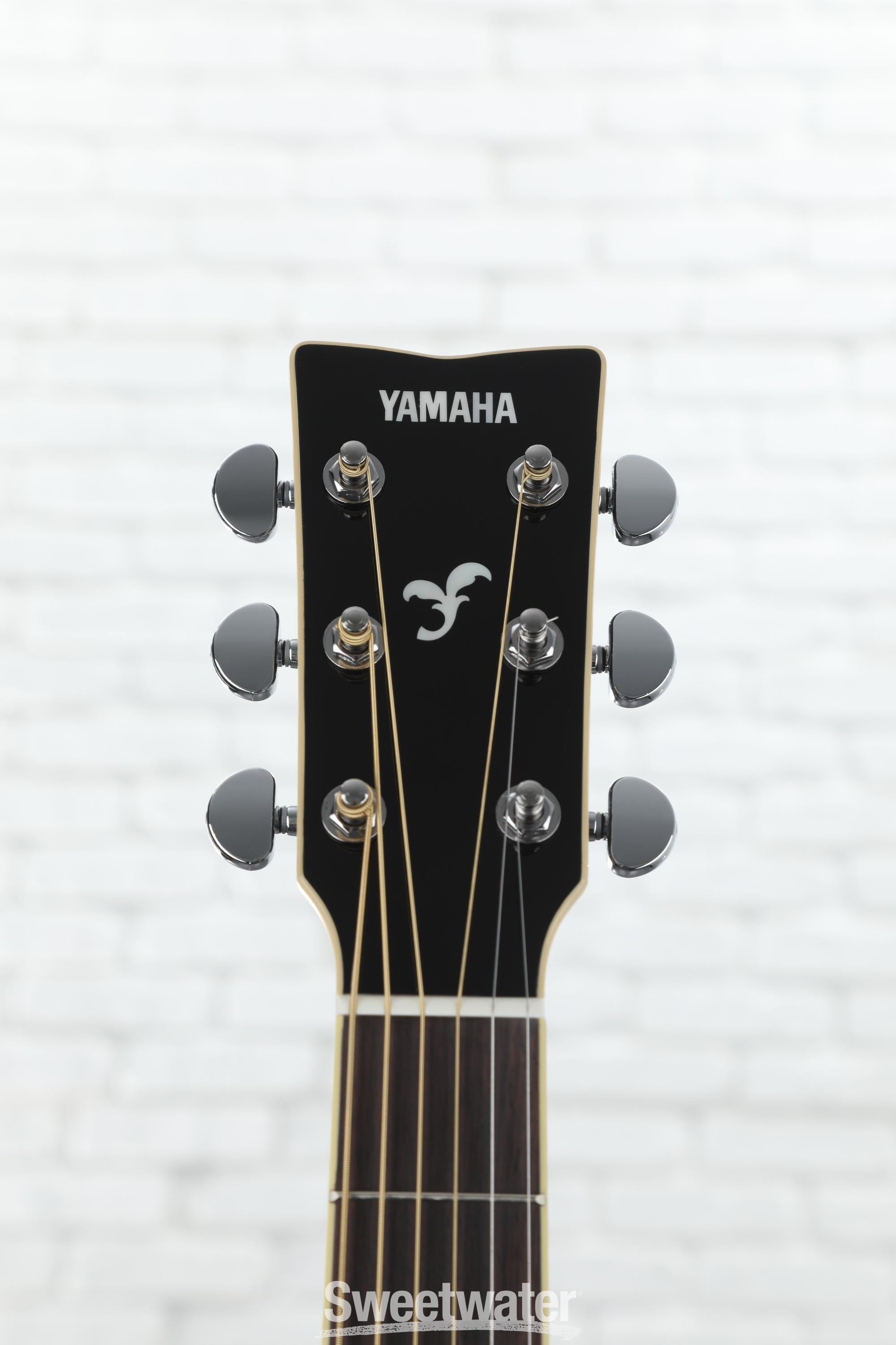 Yamaha FGX830C Dreadnought Cutaway Acoustic-electric Guitar - Black