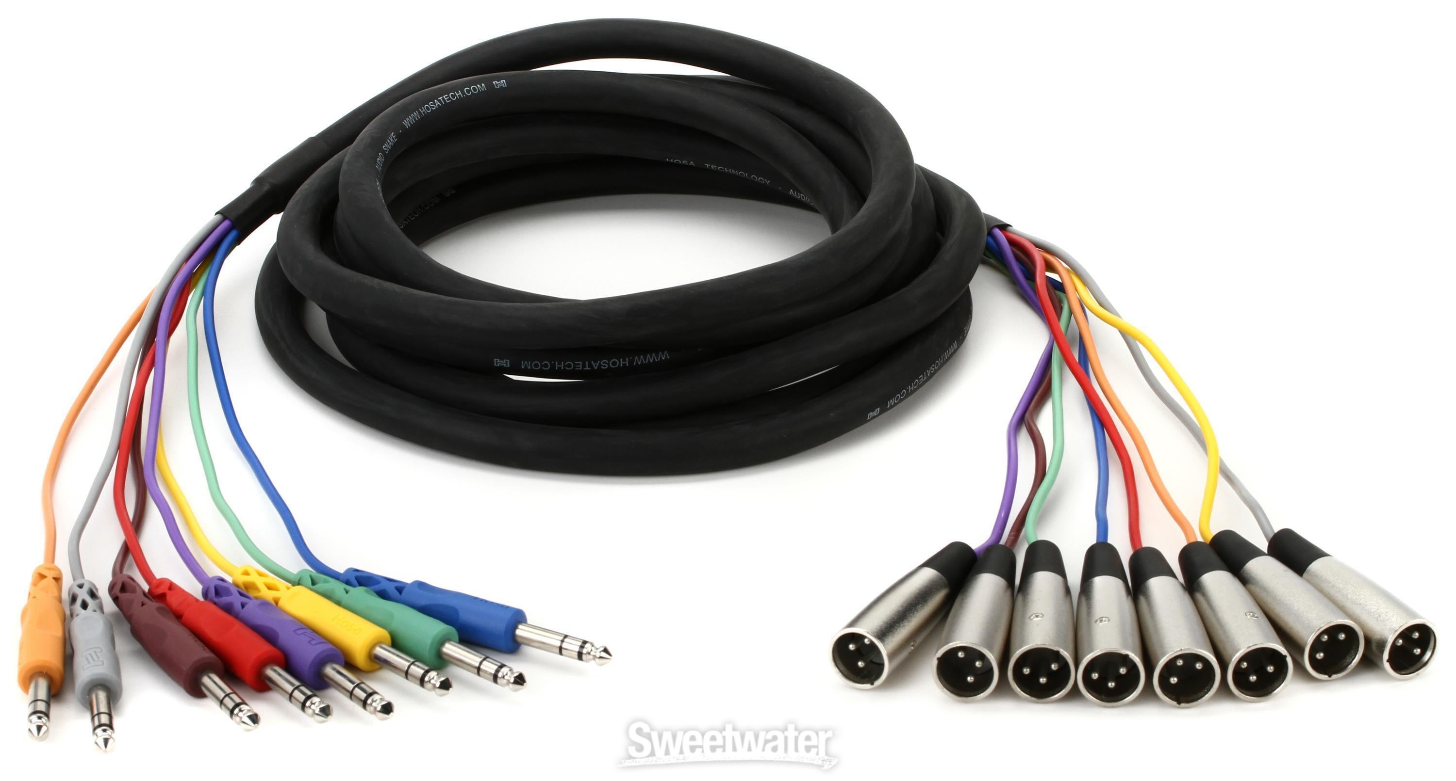 Hosa Stx805 Meters - 5 Meters Wide Hosa STX805 8-Channel Snake