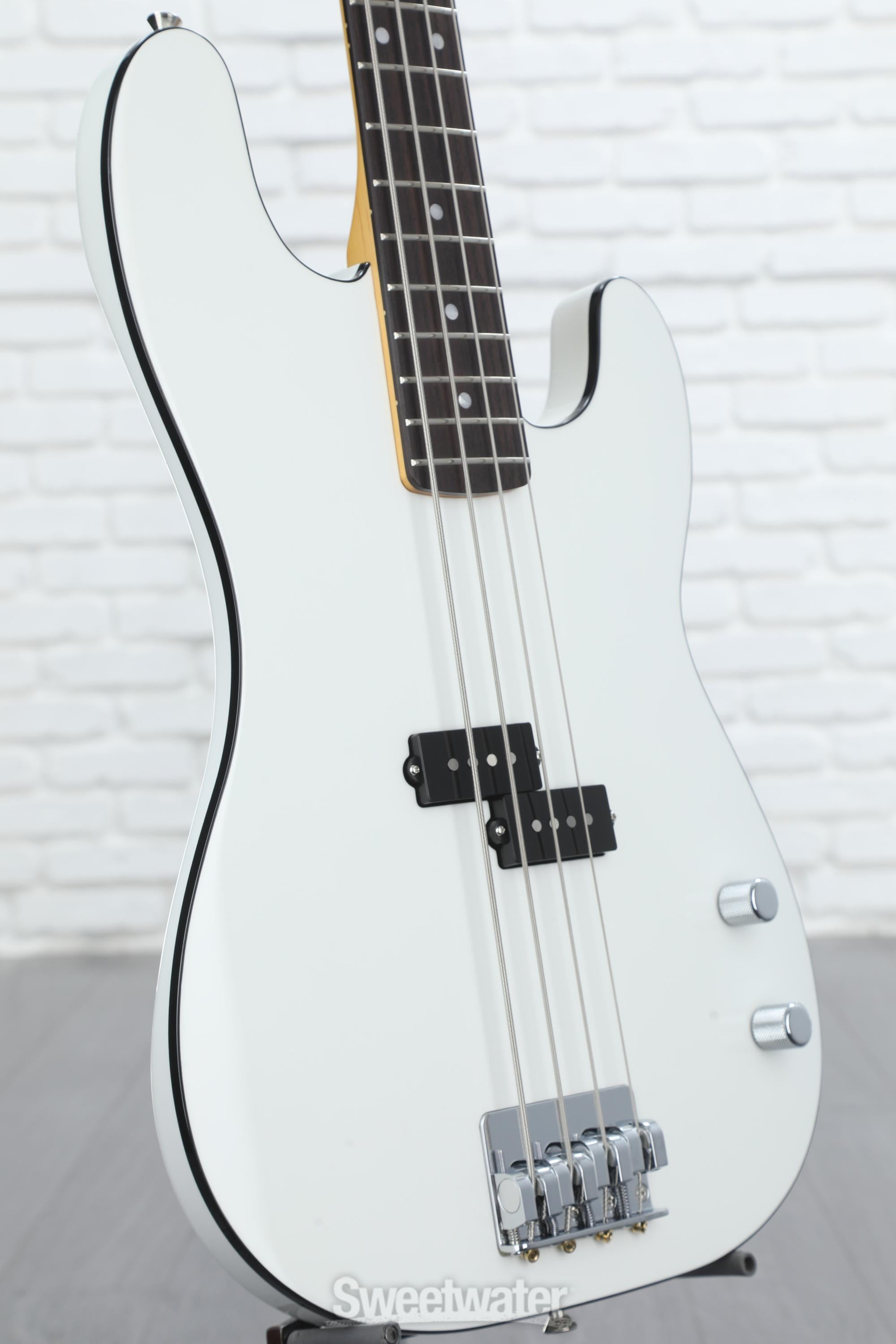 Fender Aerodyne Special Precision Bass - Bright White | Sweetwater