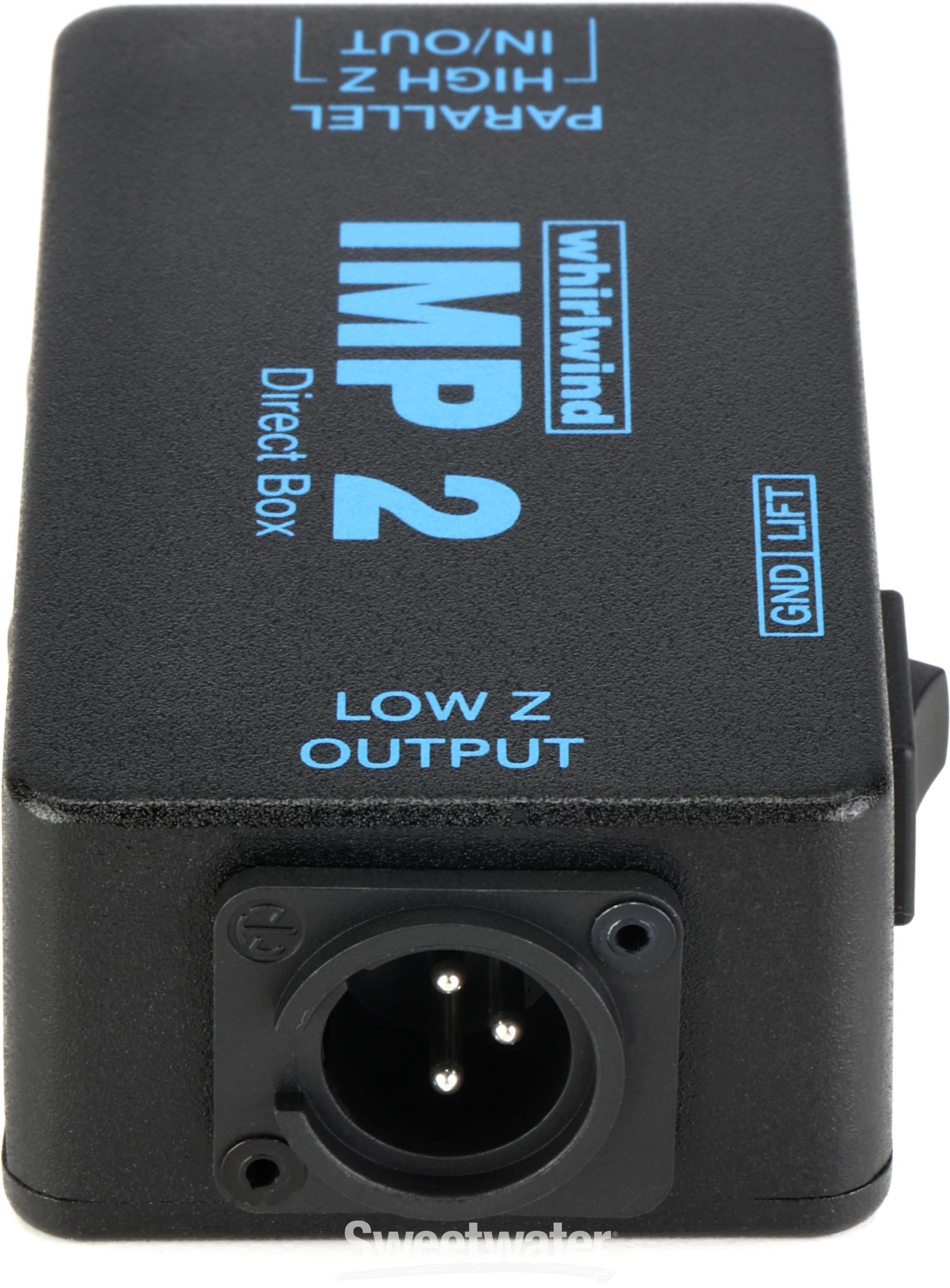 Whirlwind IMP 2 1-channel Passive Instrument Direct Box | Sweetwater
