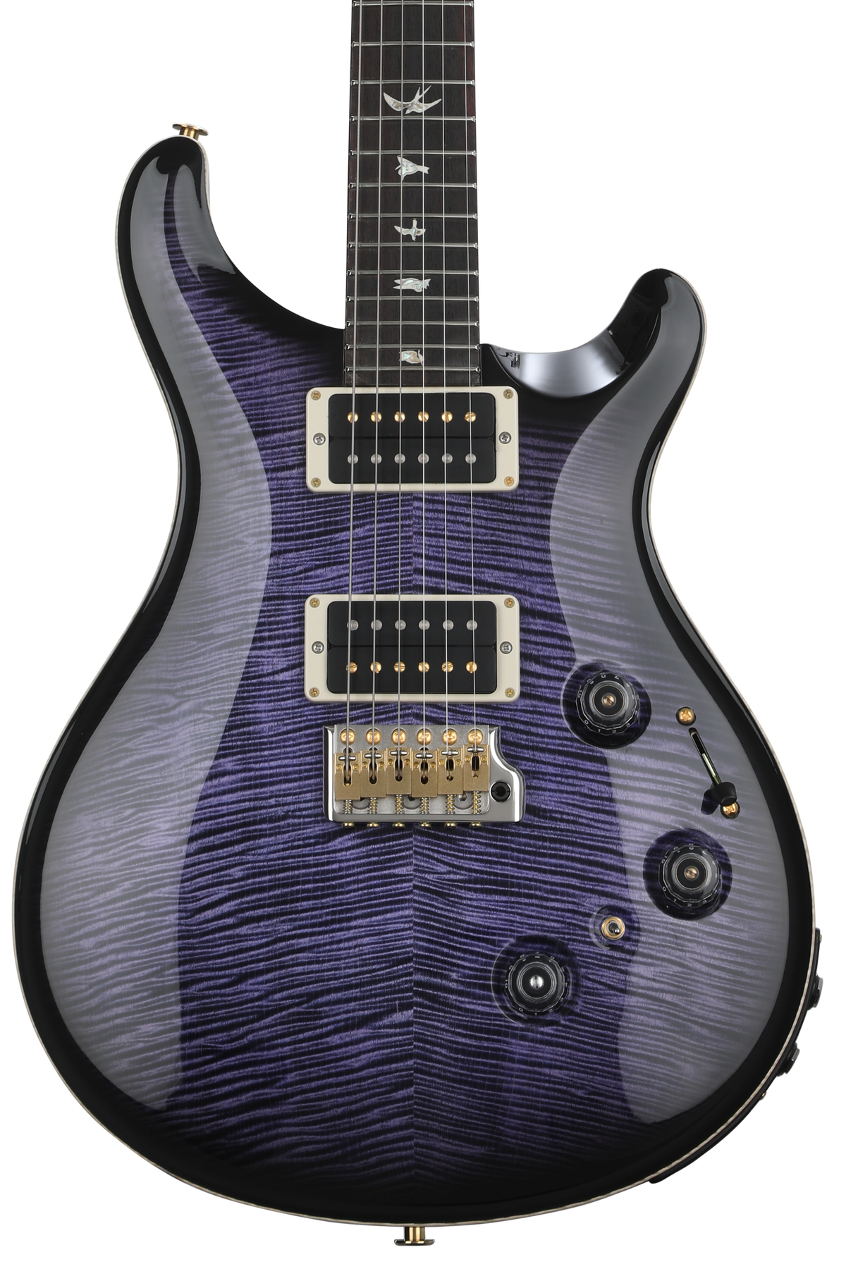 PRS Custom 24 Piezo 10-Top Electric Guitar - Purple Mist | Sweetwater