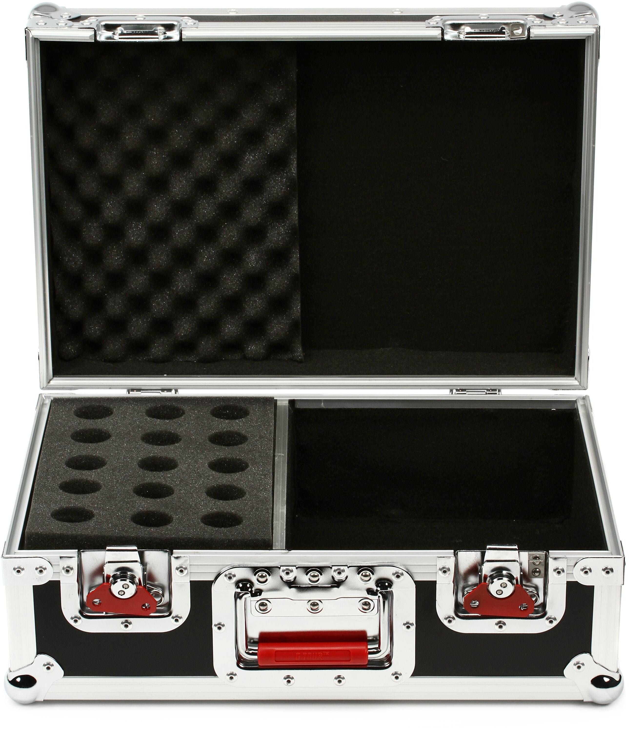 Photo of Gator G-TOUR M15 ATA Wood Microphone Case for up to 15 Microphones