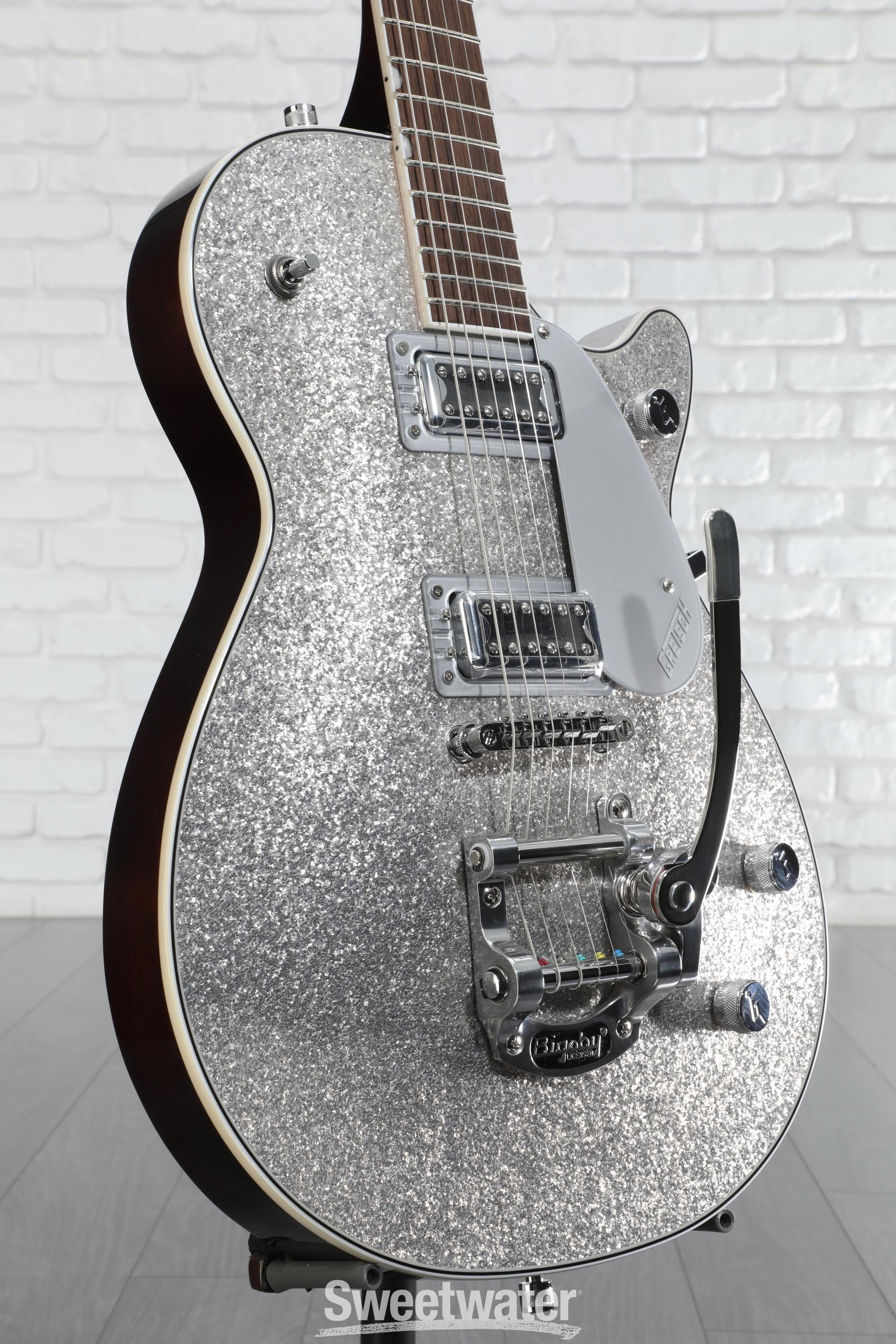 グレッチ　シルバージェット Gretsch Electromatic Jet Electric Guitar - Silver Sparkle