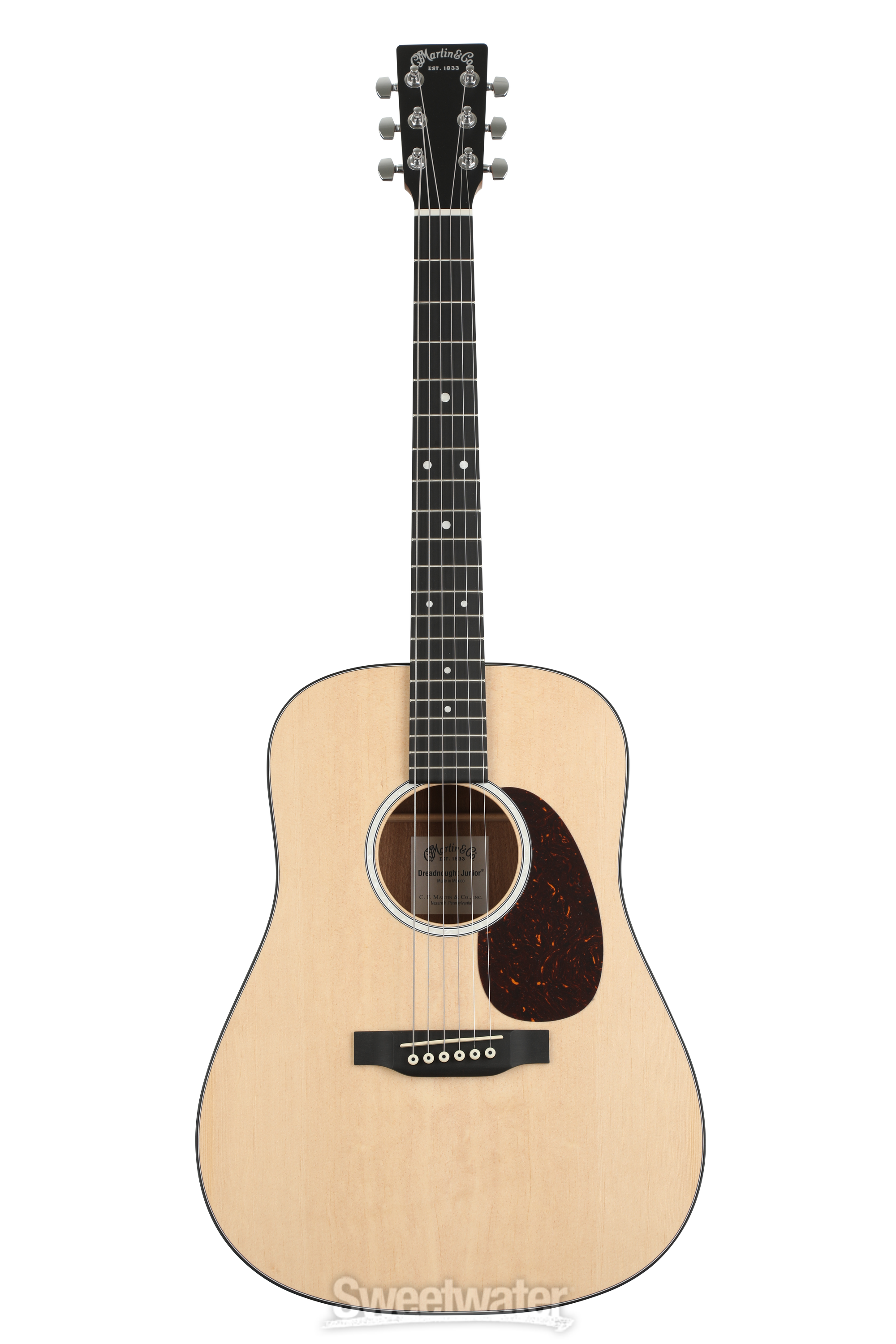 Martin D Jr-10 Acoustic Guitar - Natural Spruce | Sweetwater Martin D Jr-10 Acoustic Guitar - Natural Spruce | Sweetwater