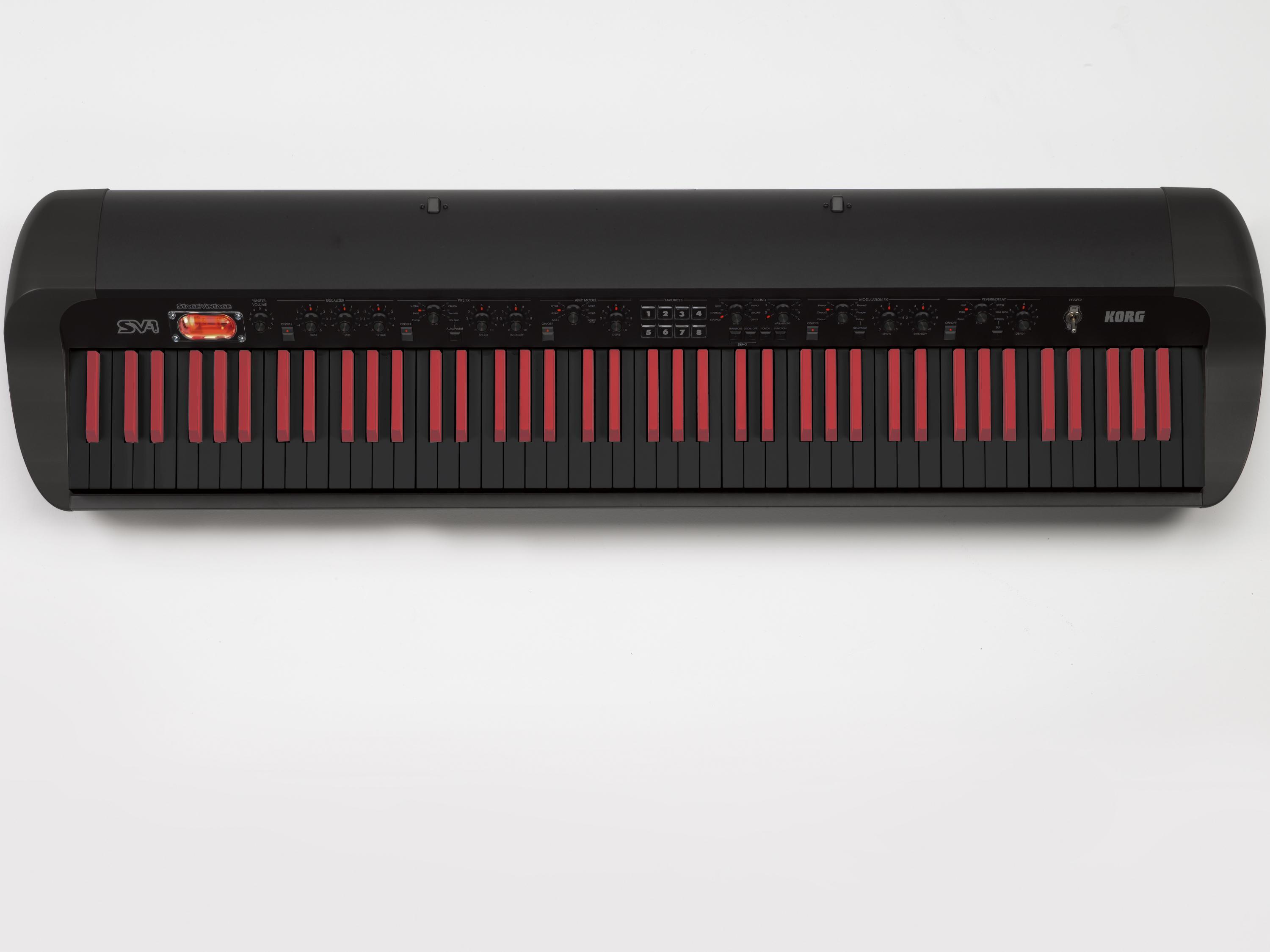 Korg SV-1 88 - Black/Red Reverse Keys Limited Edition | Sweetwater