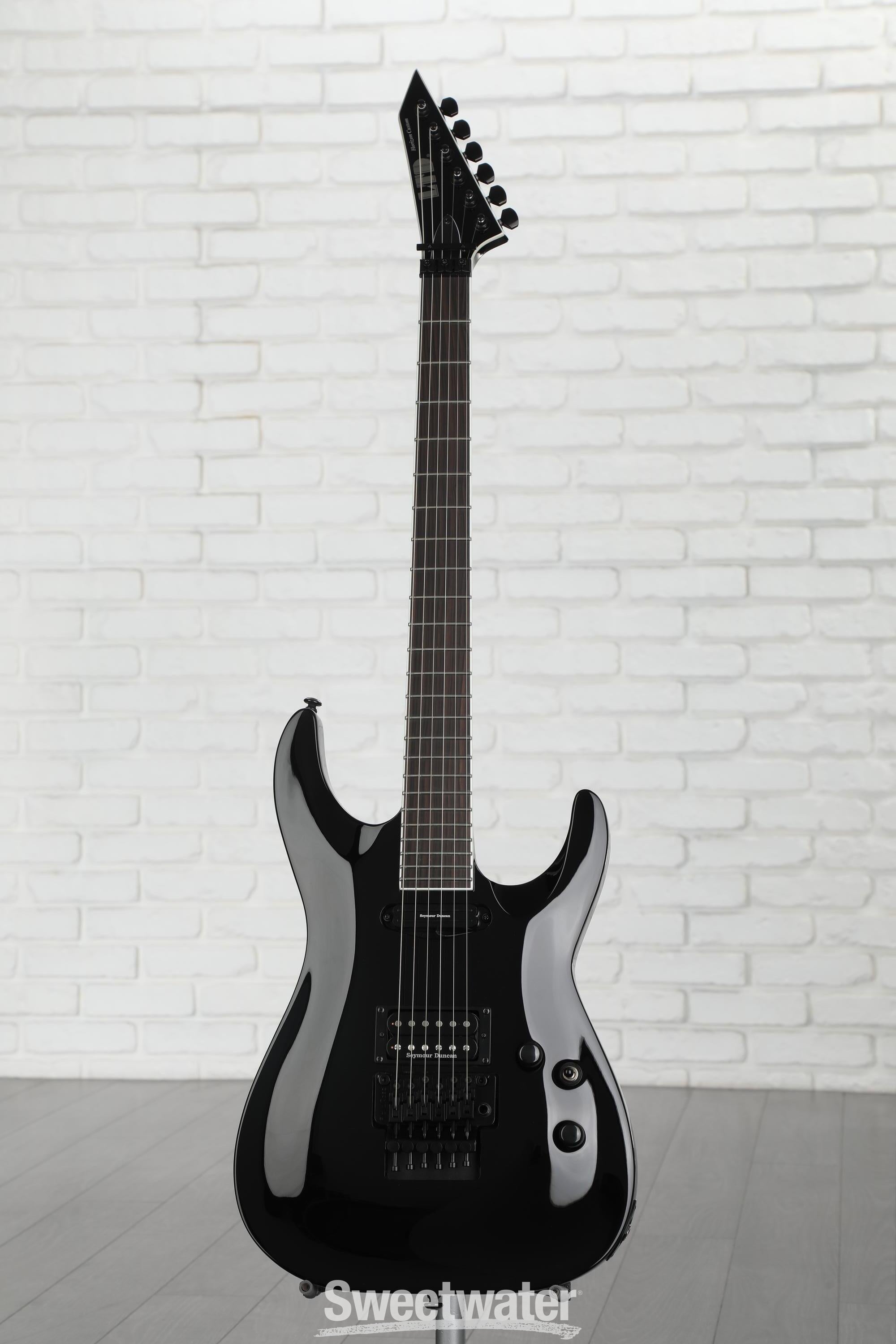 ESP LTD Horizon 87 Solidbody Electric Guitar - Black | Sweetwater