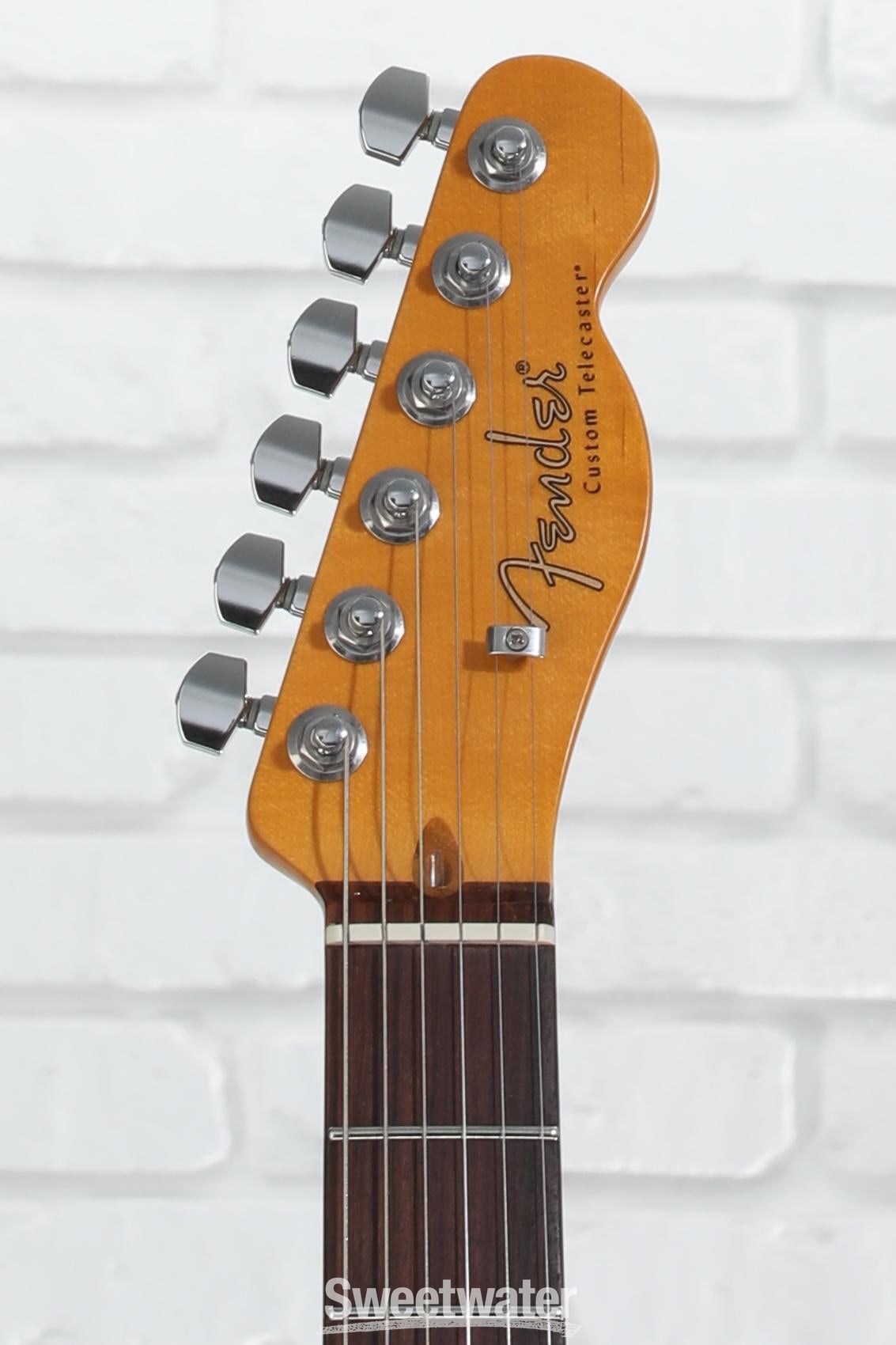 Fender American Ultra Luxe Vintage '60s Telecaster Custom Electric Guitar - Lake Placid Blue, Heirloom Lacquer