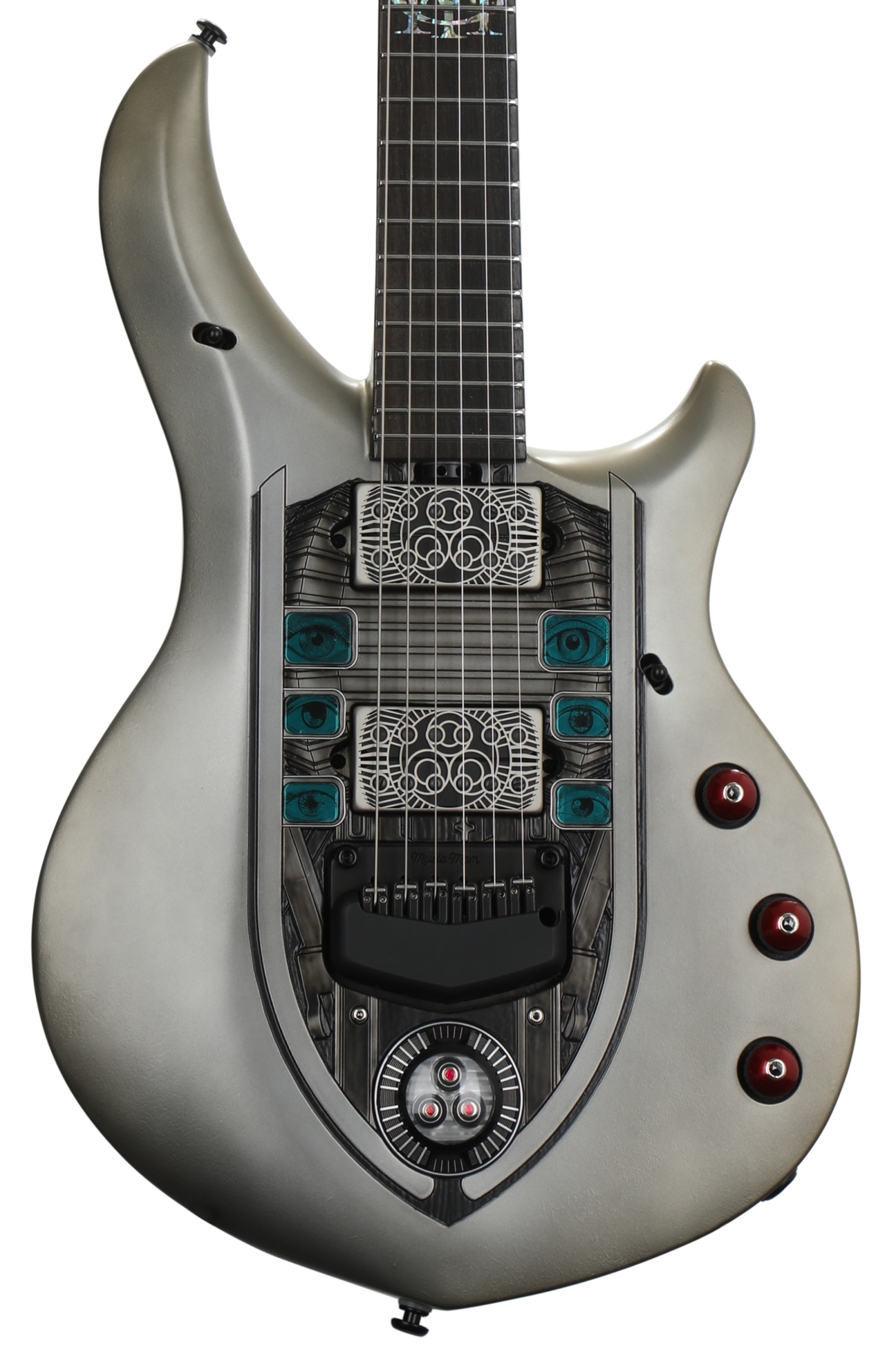 Ernie Ball Music Man JP Majesty NOMAC - Timeworn Silver Ernie Ball Music Man JP Majesty NOMAC - Timeworn Silver