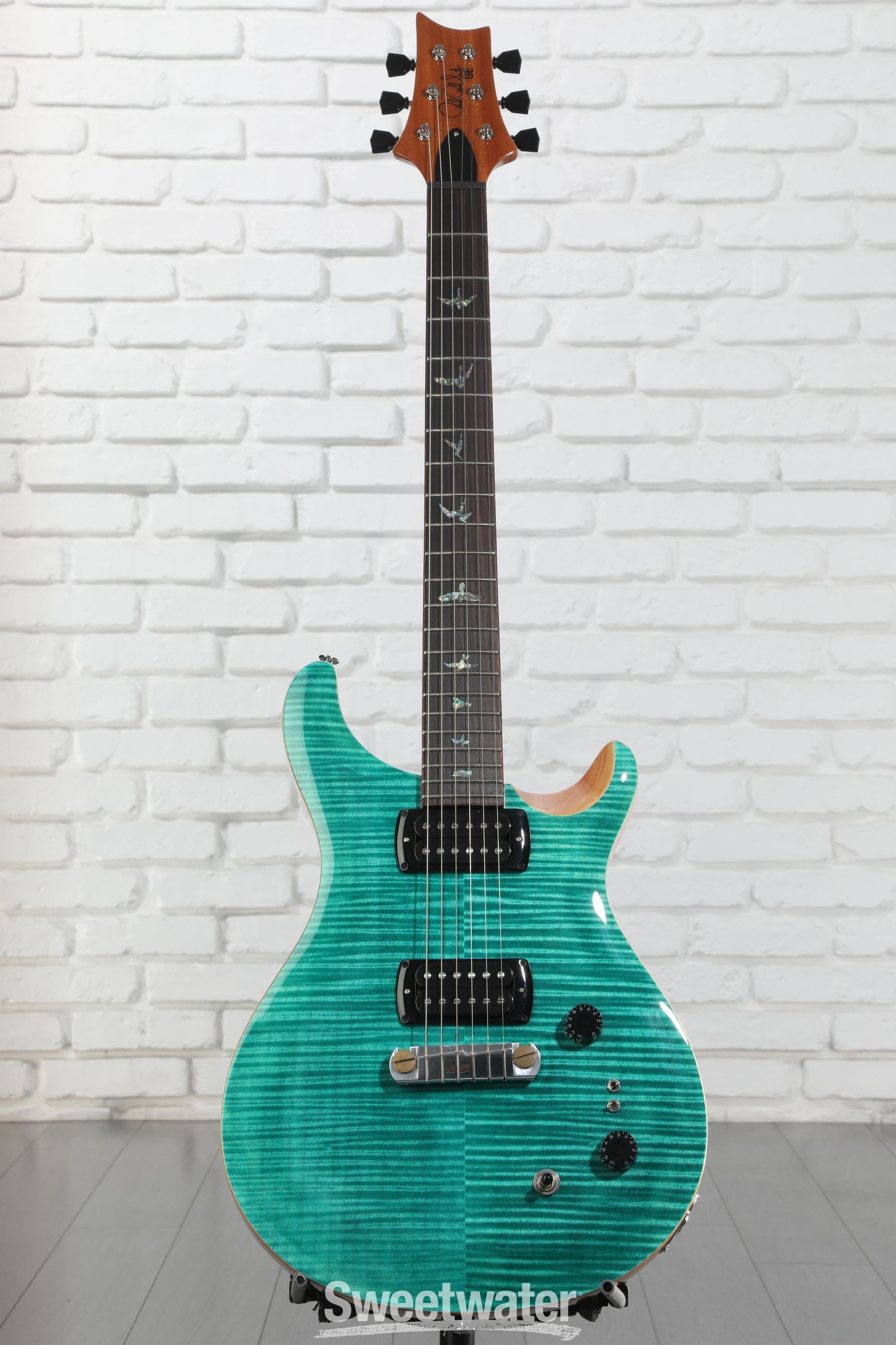 PRS SE custom 24-08 turquoise 純正ケース付き Amazon.com: PRS SE