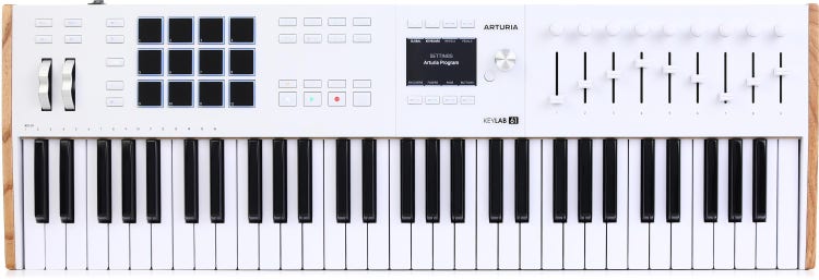 Arturia KeyLab 61 mk3 61-key Keyboard Controller - White