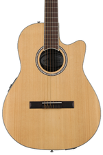 Photo of Ovation Applause AB24CC-4S Mid-Depth Classical Acoustic-electric Guitar - Natural Satin