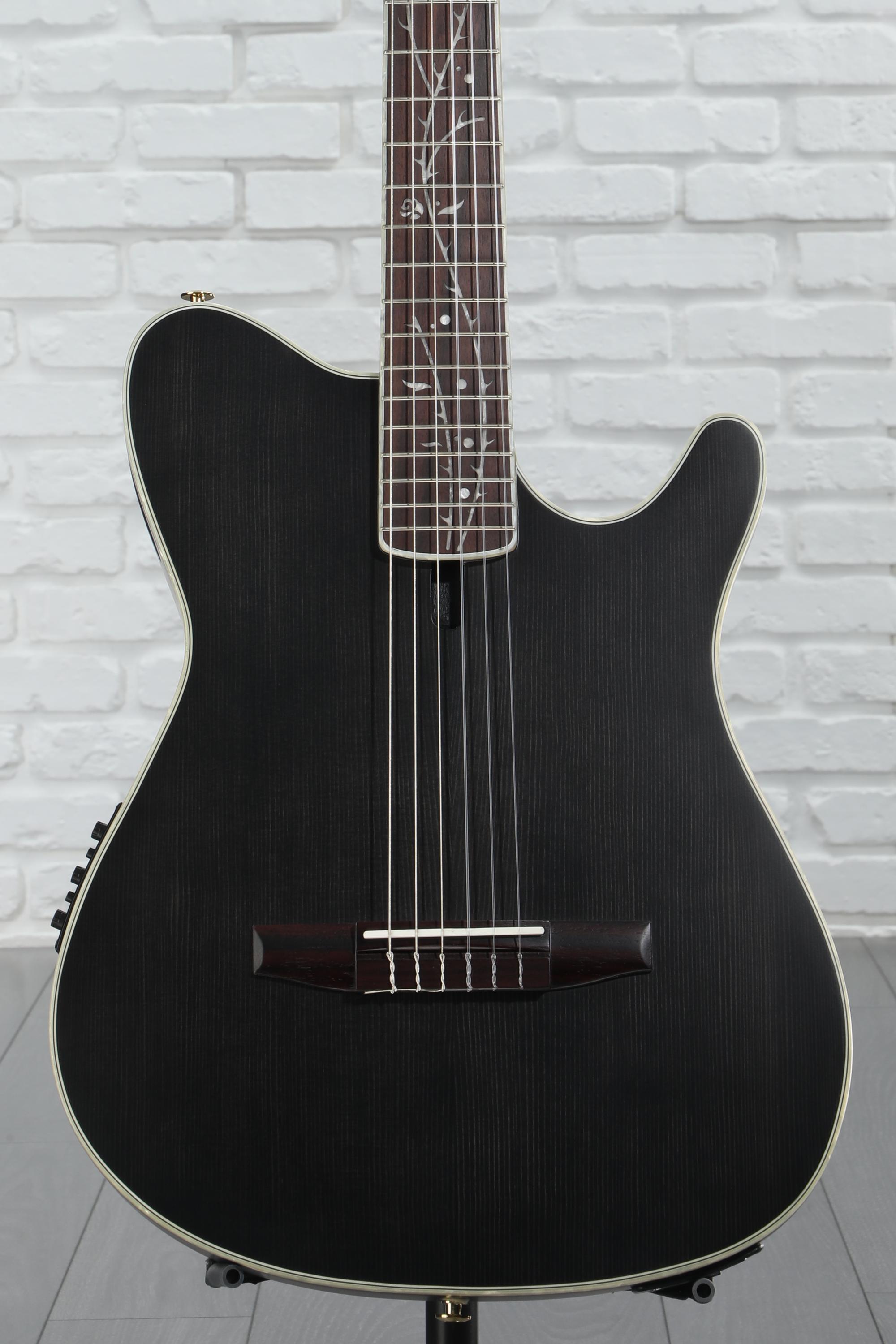 Ibanez TOD10N（Tim Henson シグネチャー / ナイロン） Ibanez Tim Henson TOD10N Nylon Transparent Black Flat for