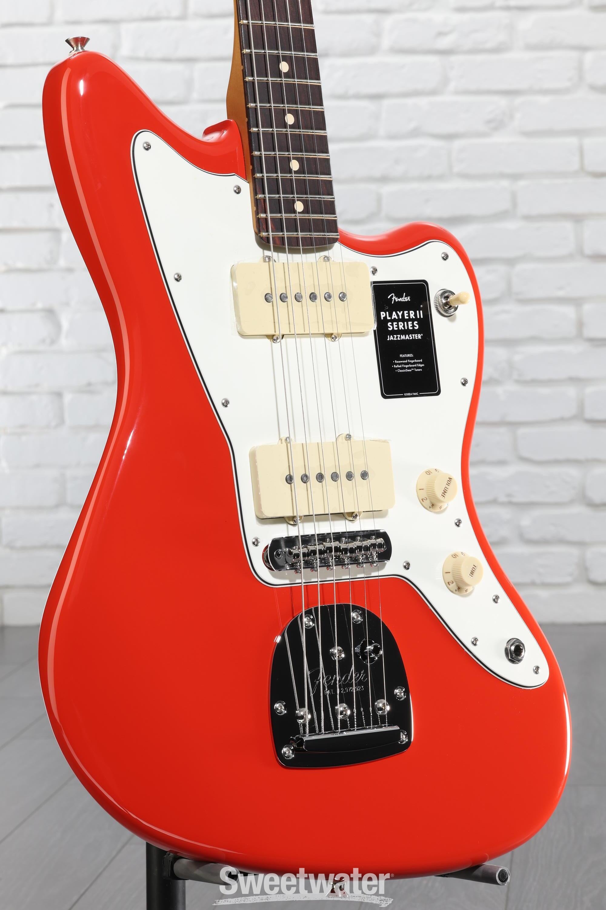 Fender Player II Jazzmaster Electric Guitar - Coral Red