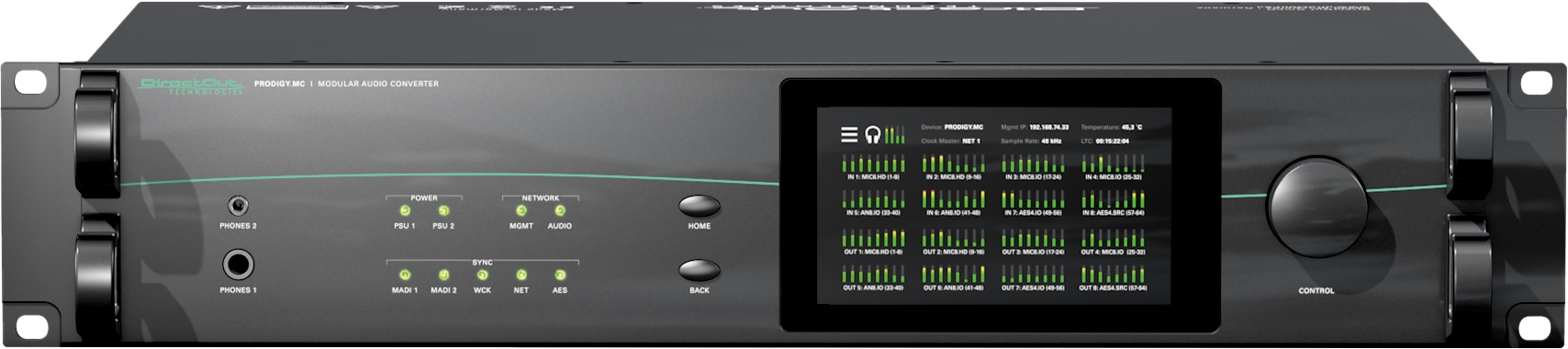 Bundled Item: DirectOut PRODIGY.MC Modular Audio Converter - Essential License Bundle