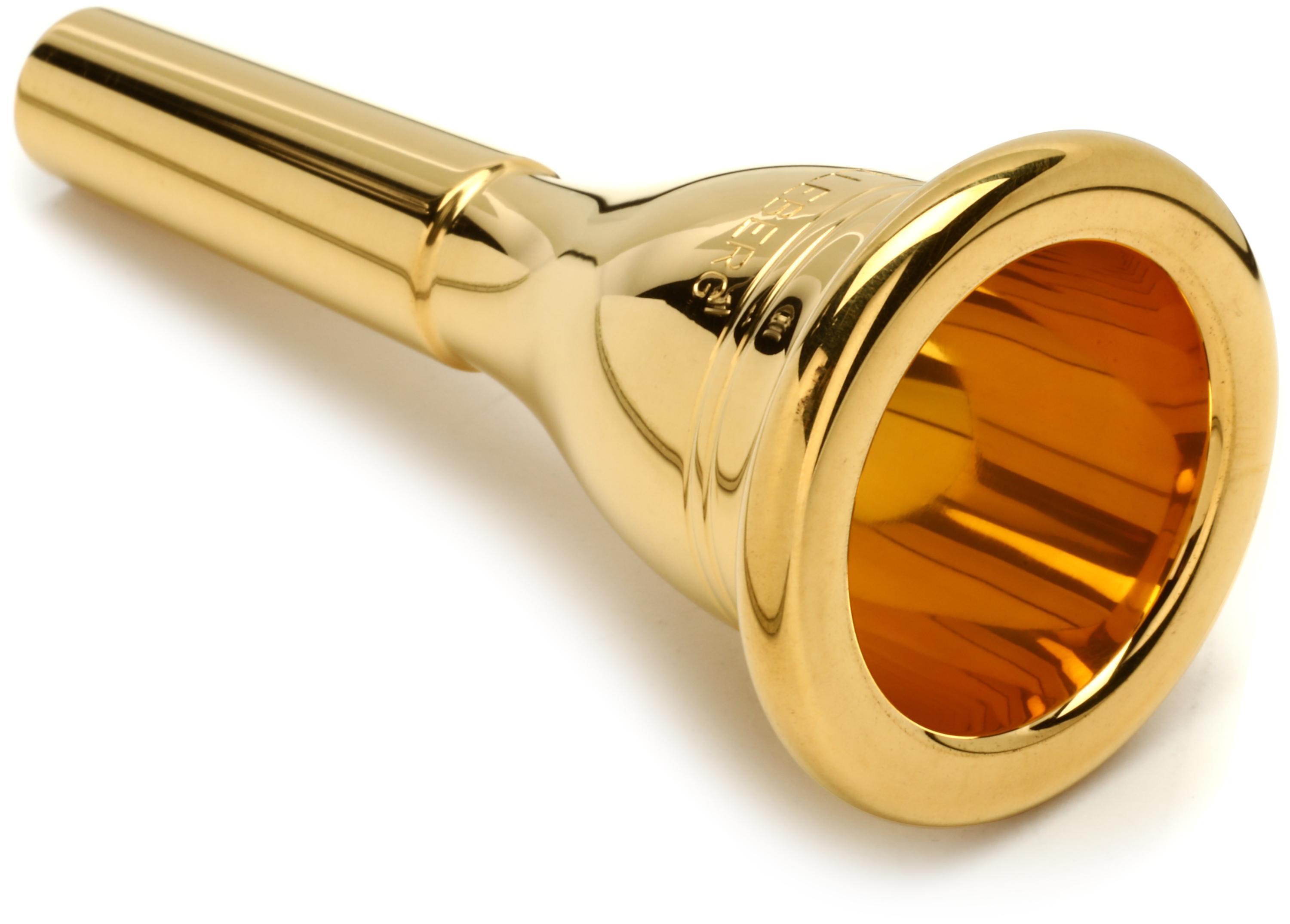 C.G. Conn Helleberg Series Tuba Mouthpiece 120, Goldplated Sweetwater