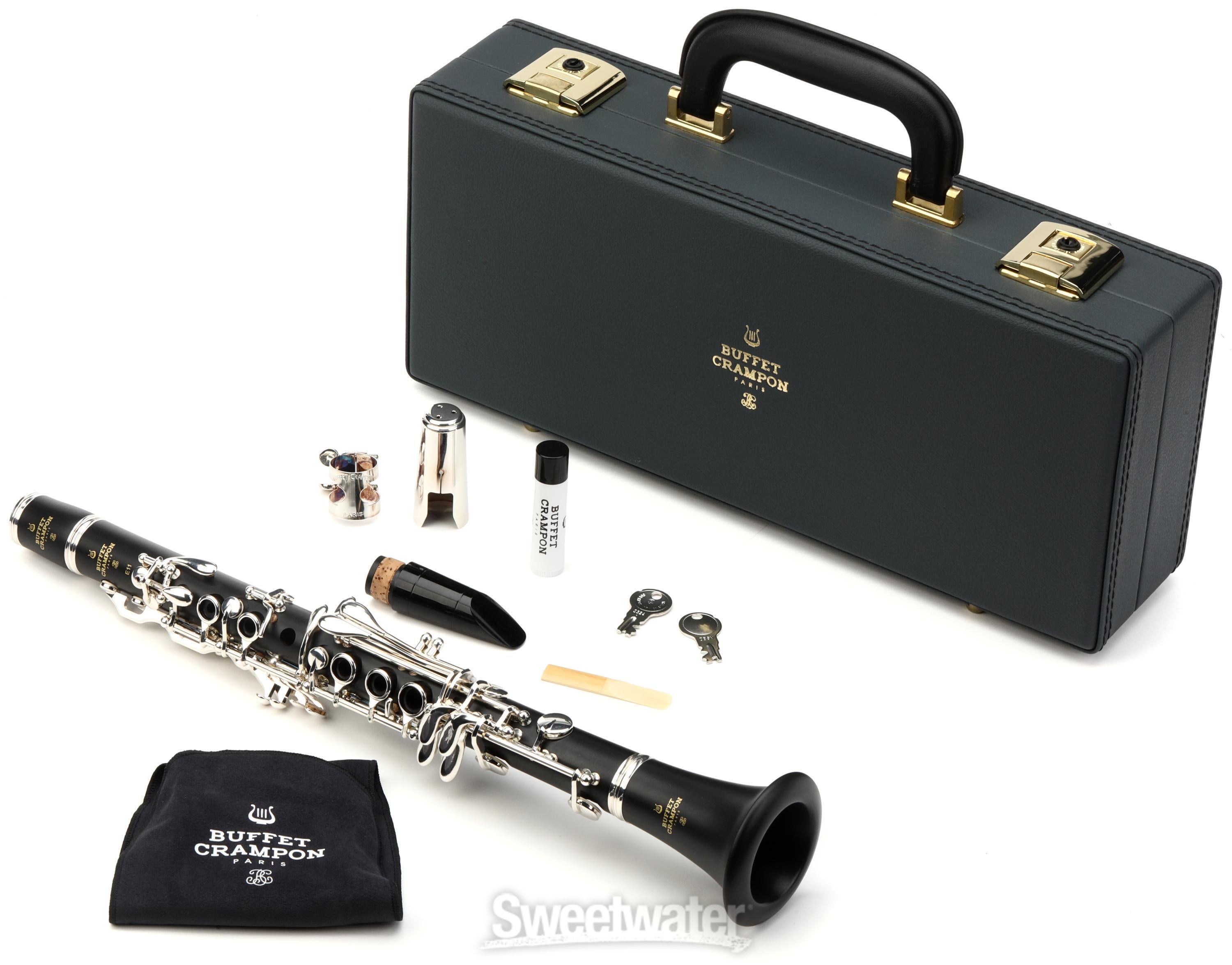 Buffet Crampon E11 Intermediate Eb Clarinet - Silver-plated Keys