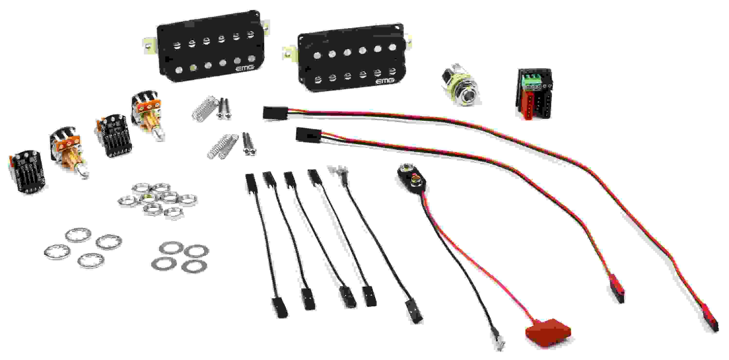 EMG Super 77 Active Humbucker 2-piece Pickup Set - Black