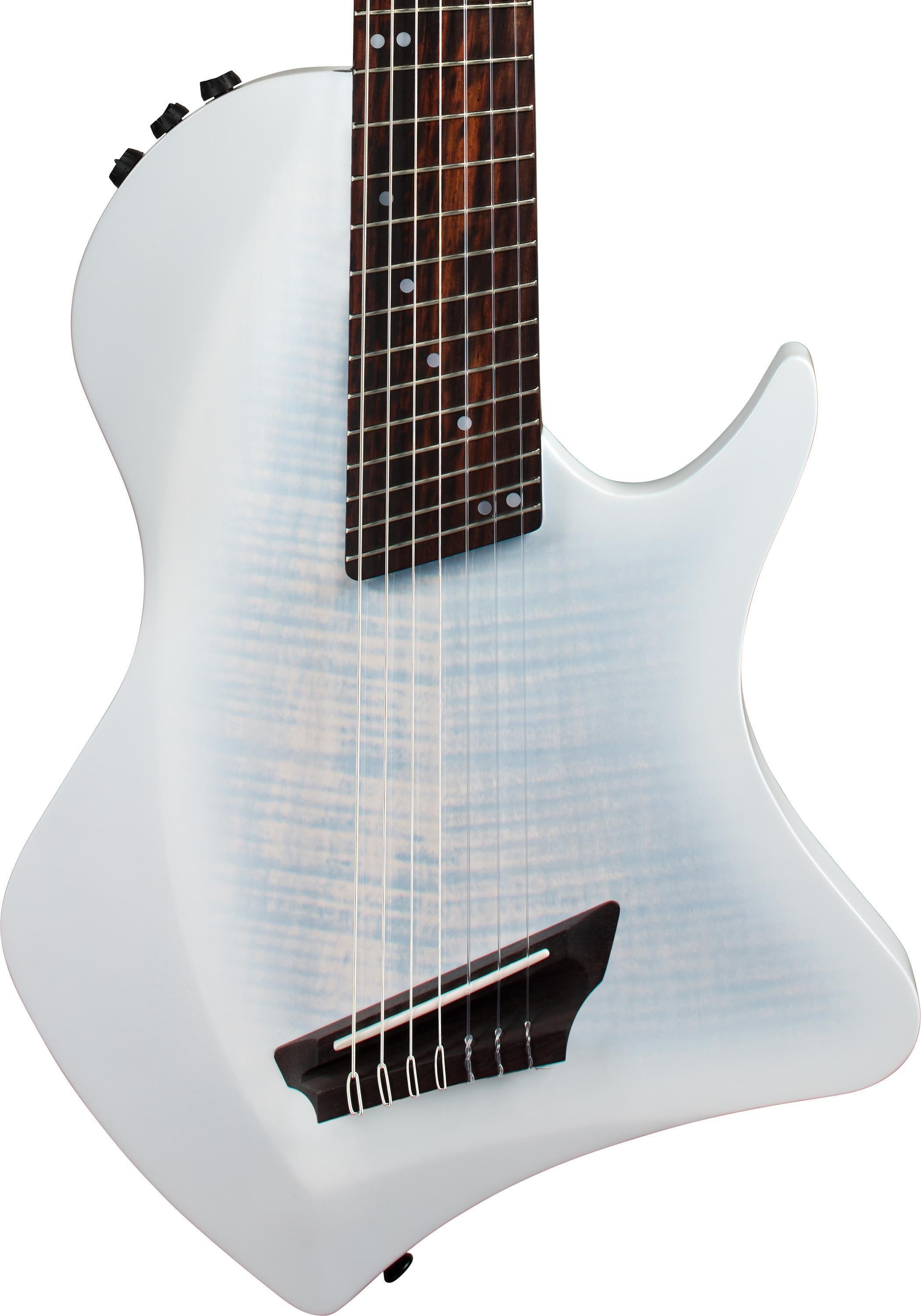 Photo of Cordoba Abasi Stage 7 Nylon-string Acoustic-electric Guitar - White Burst