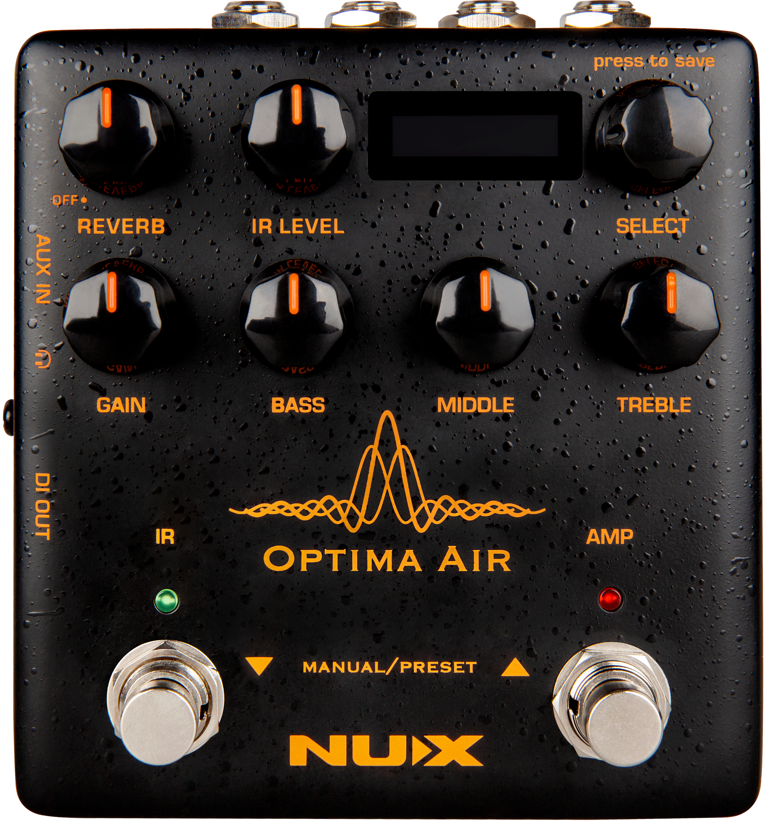 人気メーカー・ブランド Optima NUX Air Pedal Preamp and Simulator Guitar Acoustic ギター