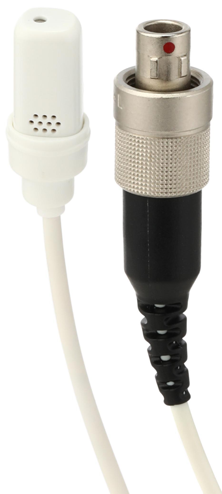 Photo of Shure UniPlex UL4 Professional Lavalier Microphone - LEMO Connector, White