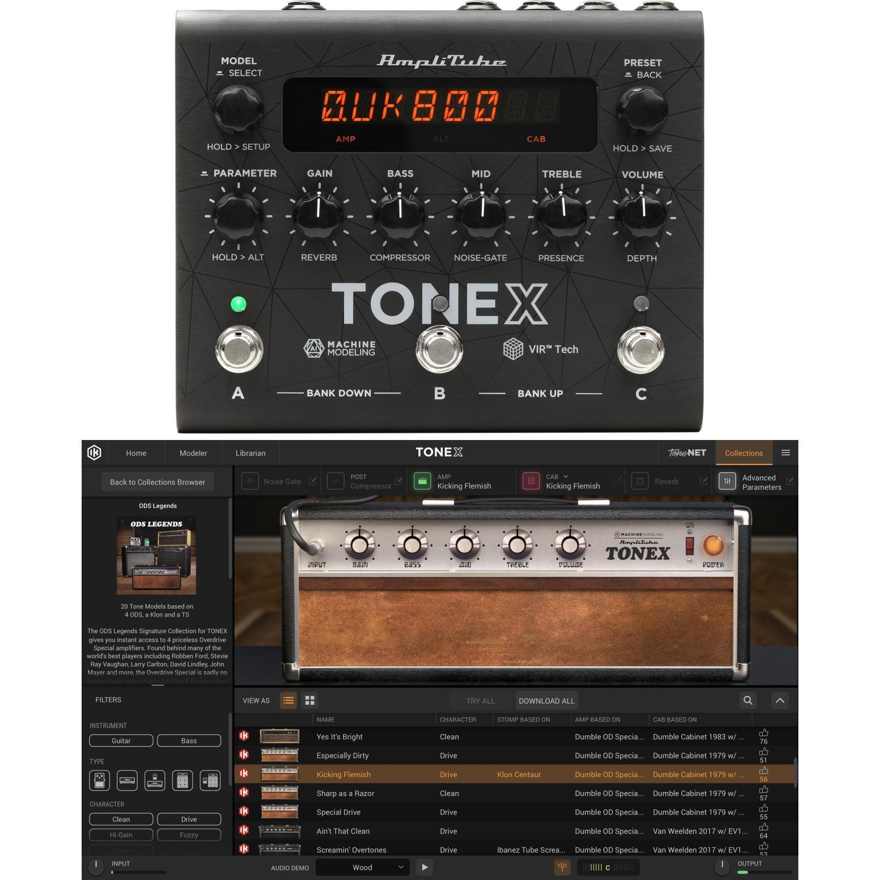 IK Multimedia TONEX Pedal Amplifier/Cabinet/Pedal Modeler