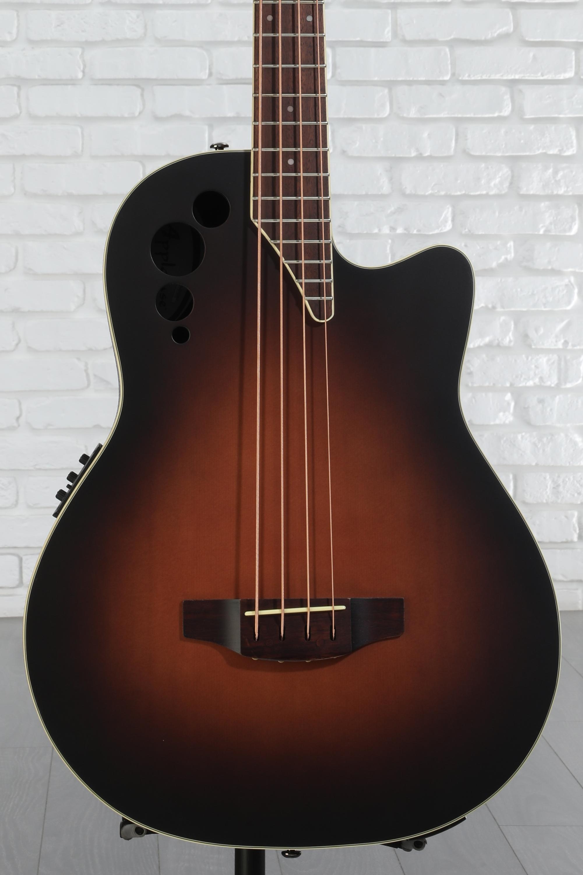 Ovation エレキベース 4弦 ブラウン Amazon.com: Ovation Celebrity Elite Plus CEB44-1N Mid-depth