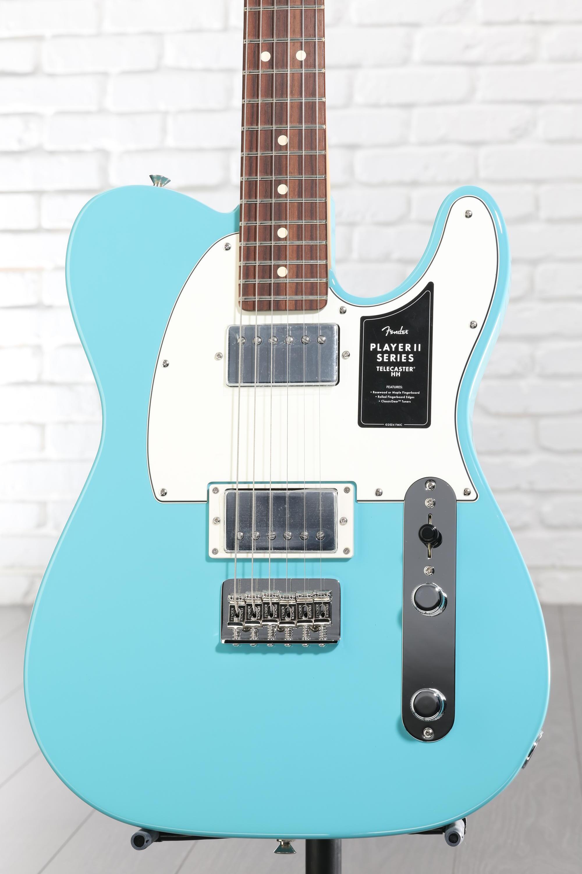 Fender Player II Telecaster HH Electric Guitar - Aquatone Blue